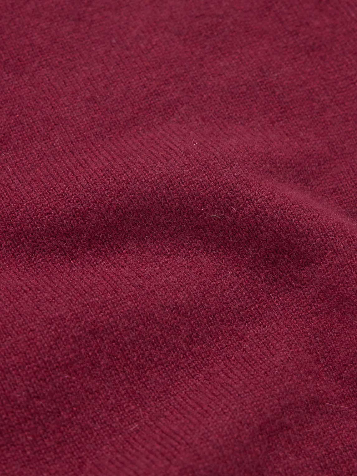 Shop Allude Cashmere Sweater In Burgundy