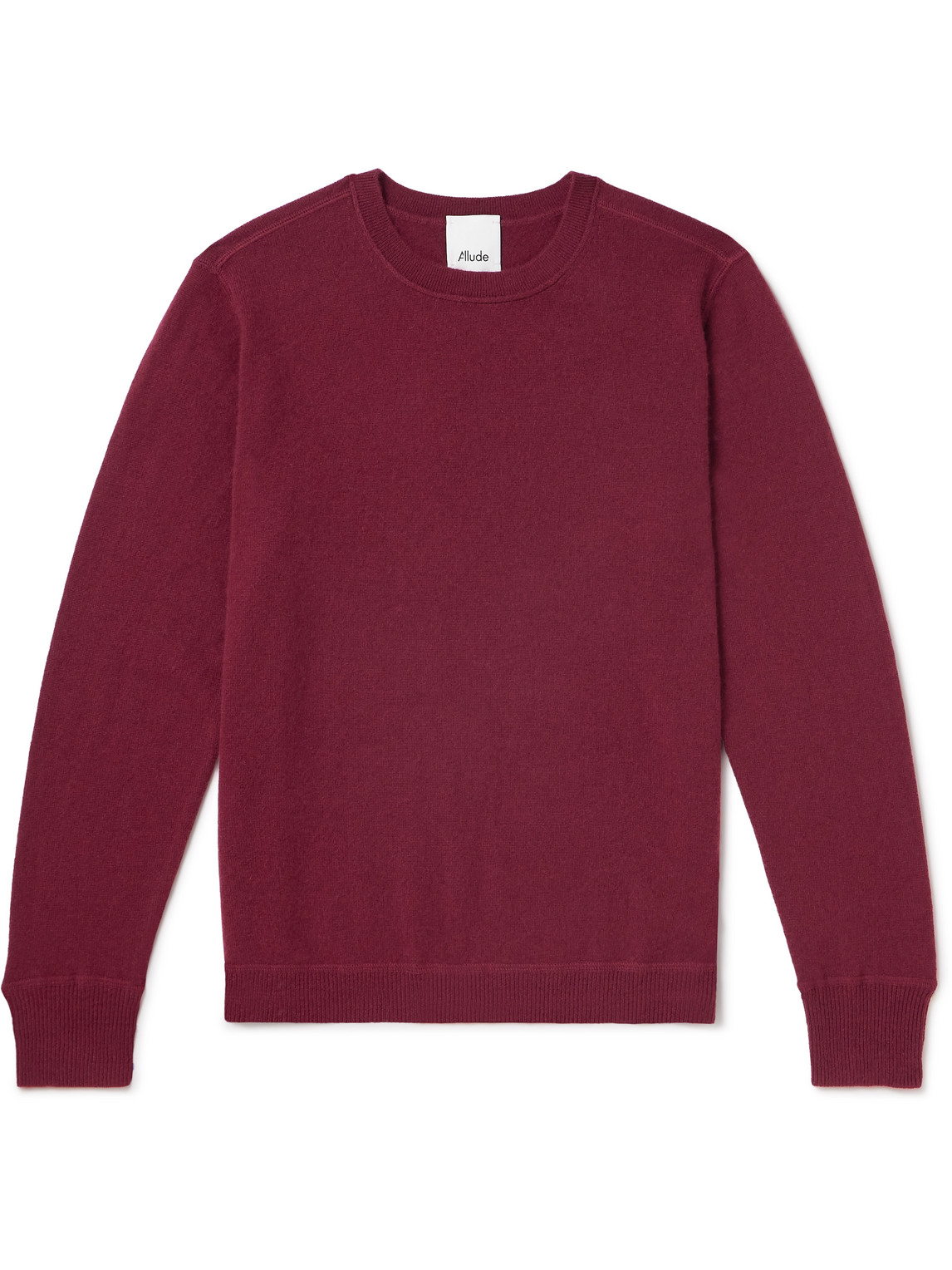 Allude Cashmere Sweater In Burgundy