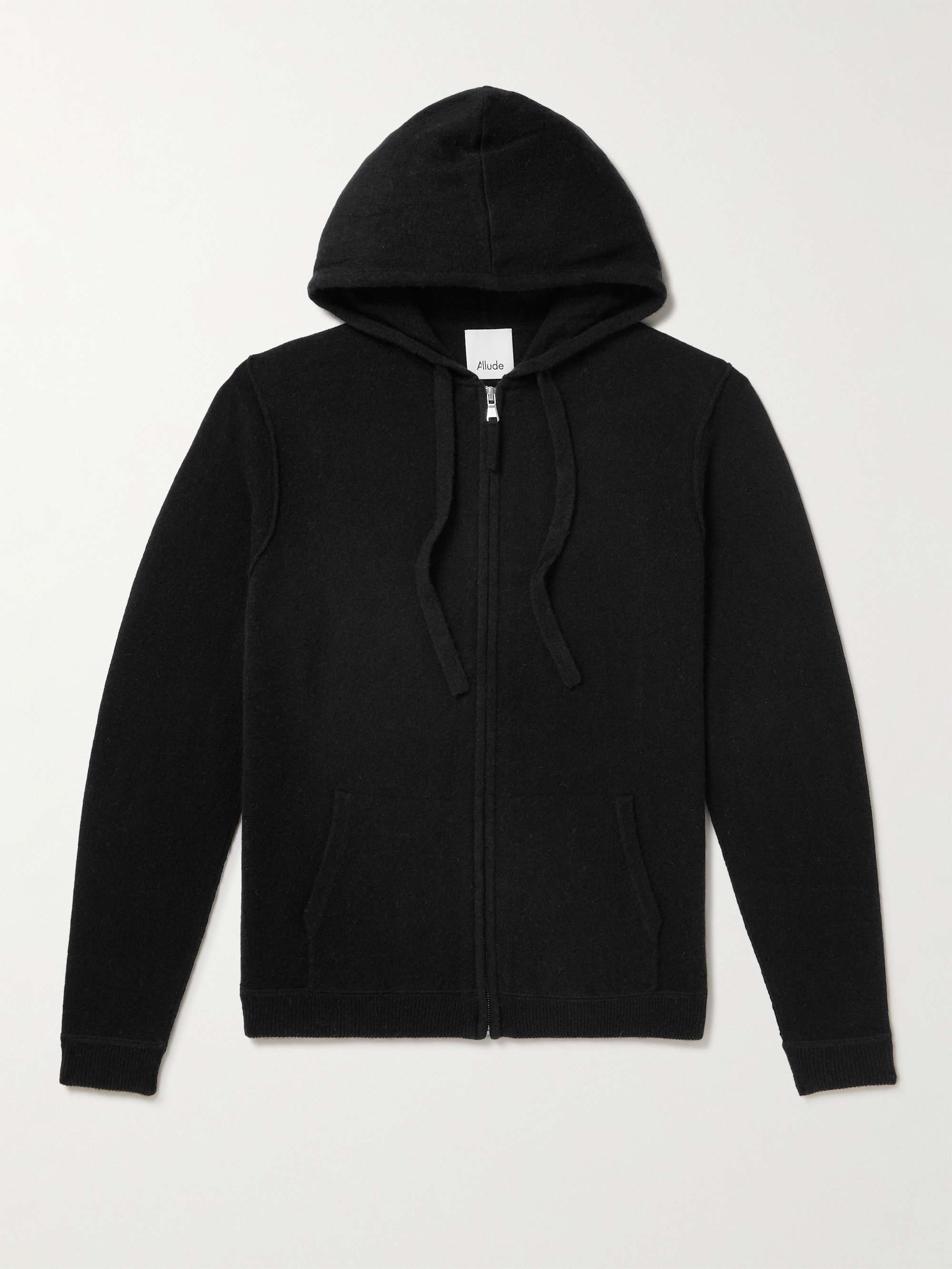 ALLUDE Virgin Wool and Cashmere-Blend Zip-Up Hoodie for Men | MR PORTER