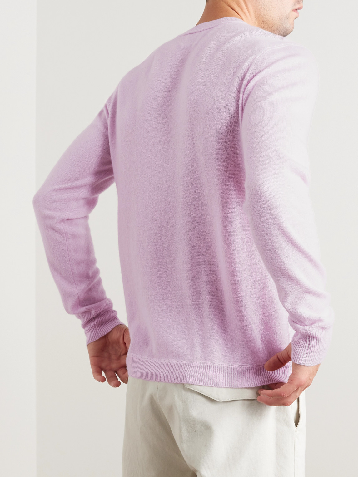 Shop Allude Cashmere Sweater In Pink