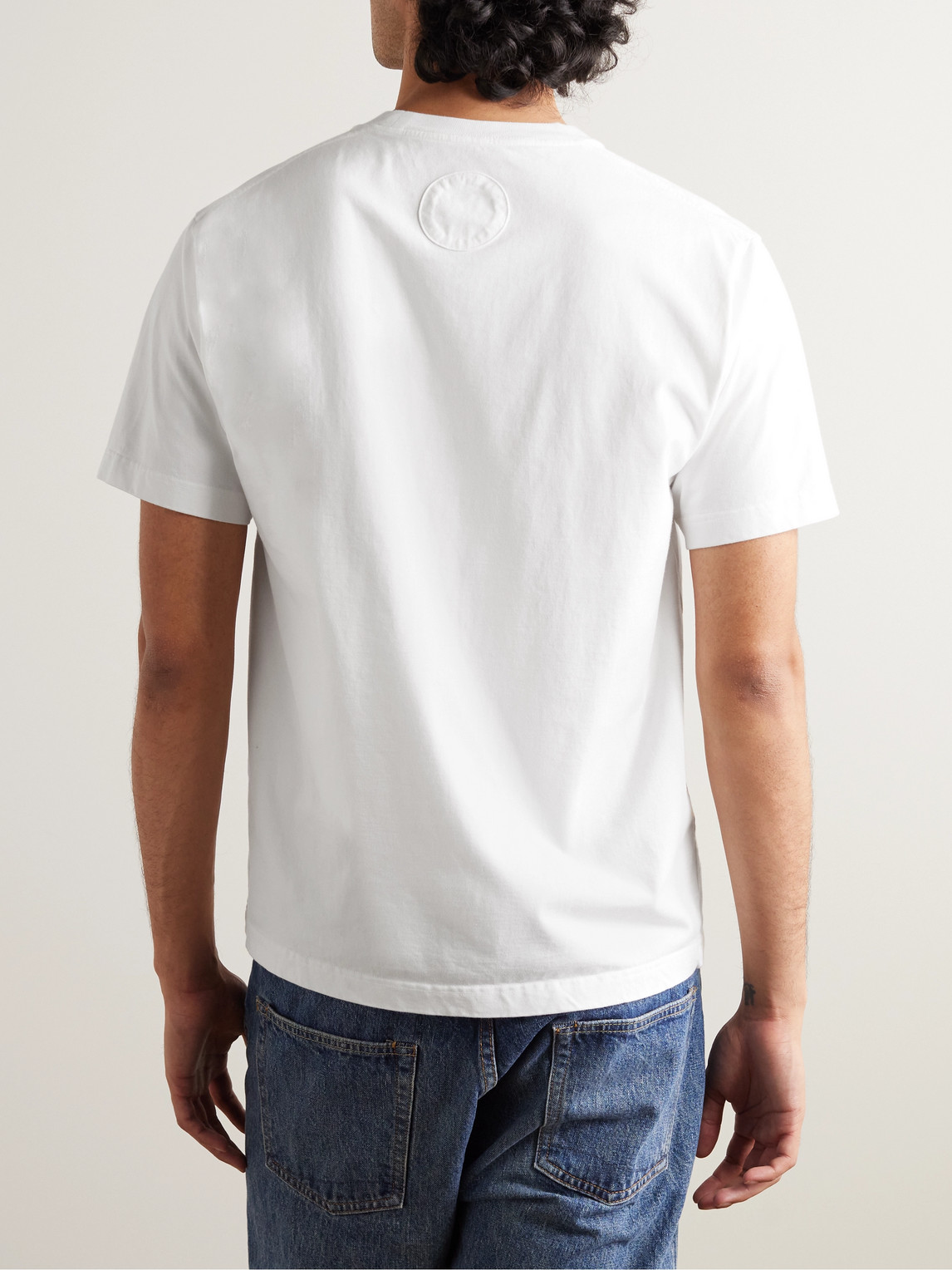 Shop Blue Blue Japan Cotton-jersey T-shirt In White