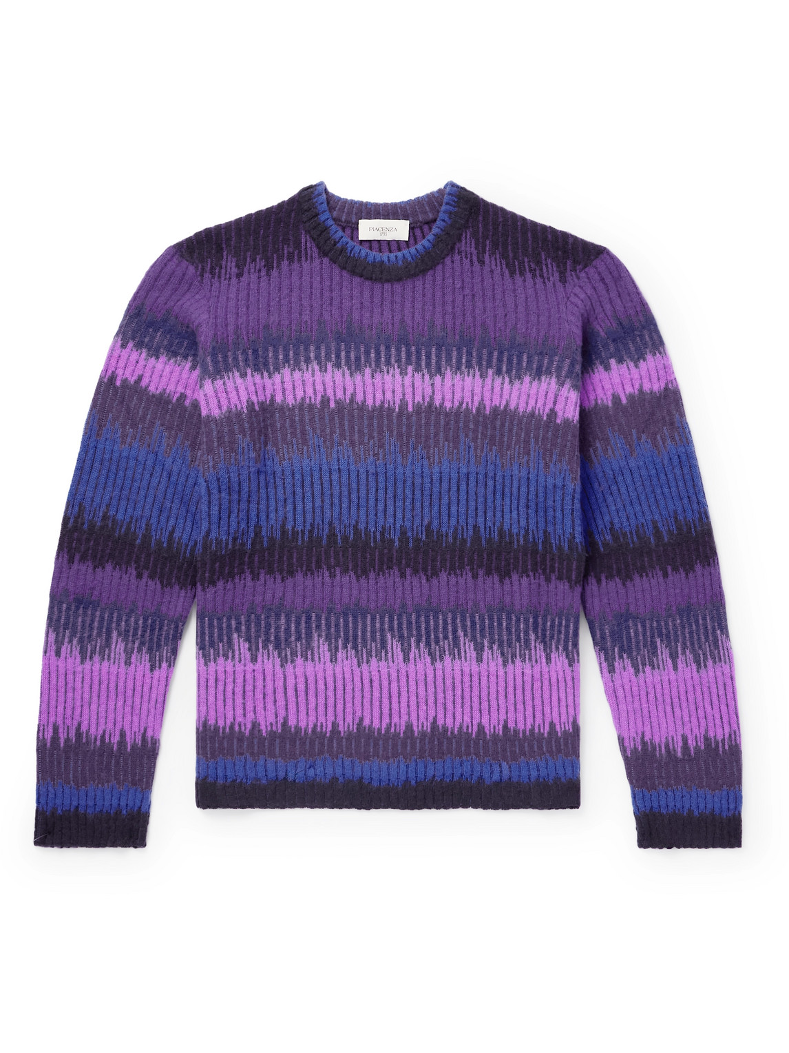 Piacenza 1733 Ikat Wool Sweater In Purple