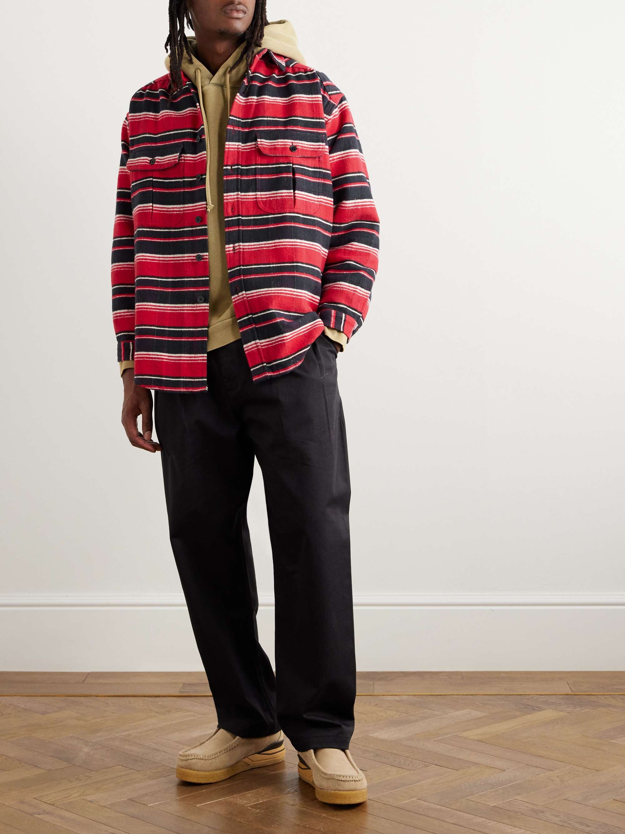 monitaly giorgio work shirt ワークシャツ｜ファッション