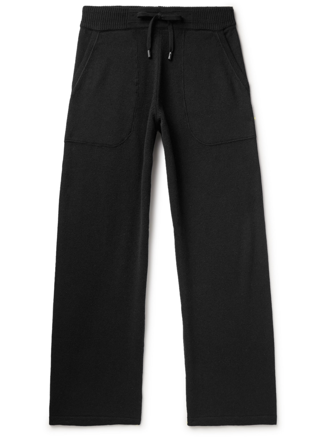 Piacenza 1733 Straight-leg Cashmere Sweatpants In Black