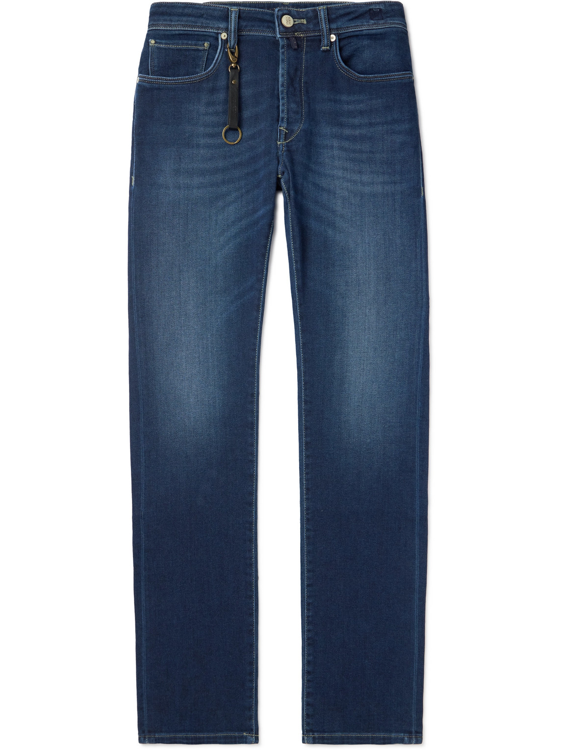 Incotex Slim-fit Straight-leg Jeans In Blue