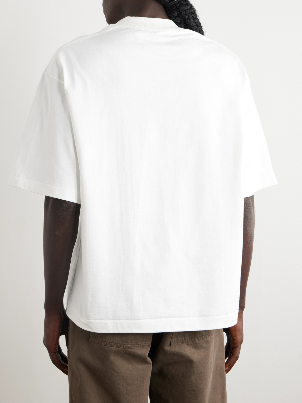 Shop Kaptain Sunshine Suvin Supima Cotton-jersey T-shirt In White