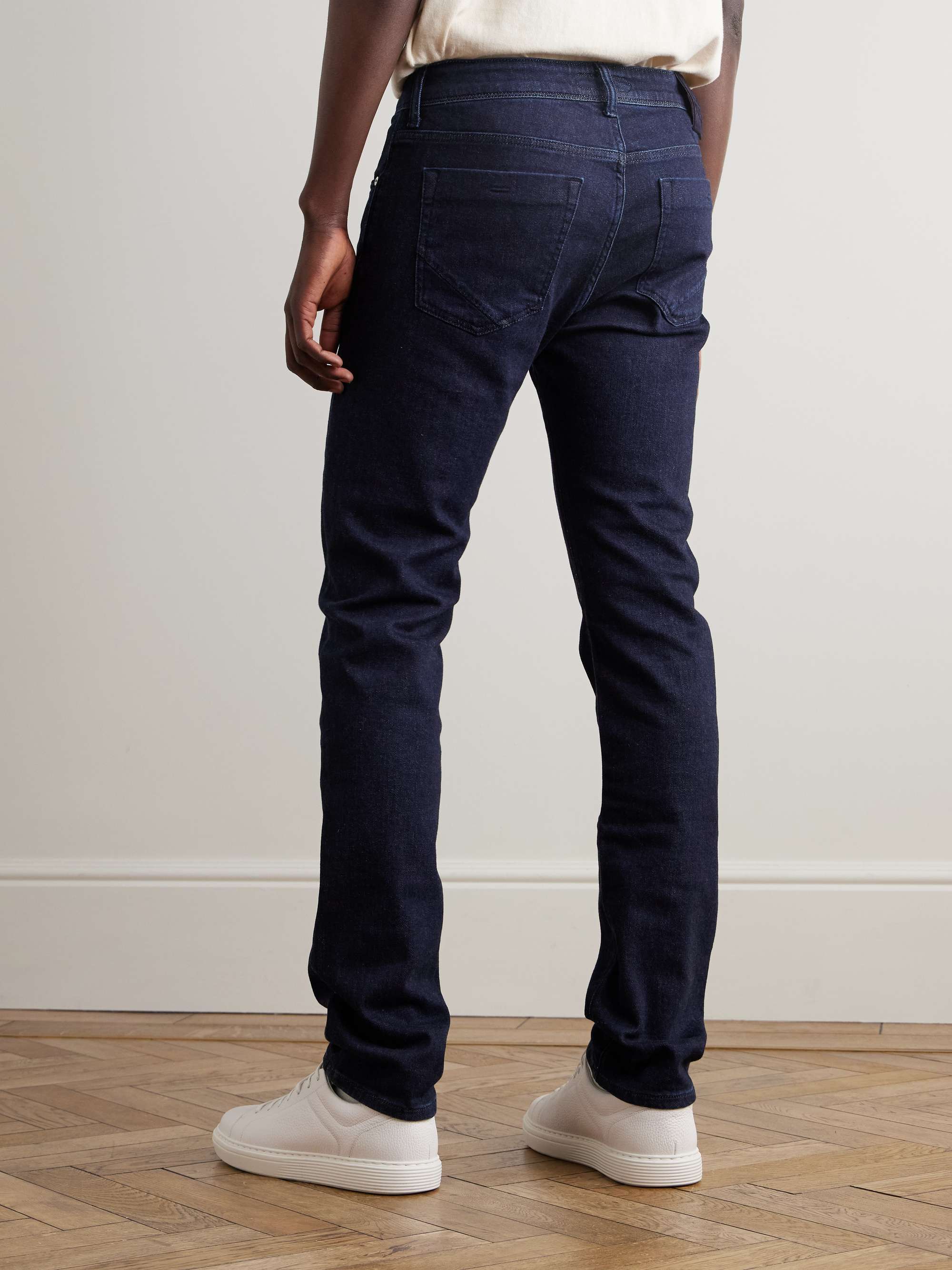 INCOTEX Blue Division Slim-Fit Logo-Appliquéd Jeans for Men