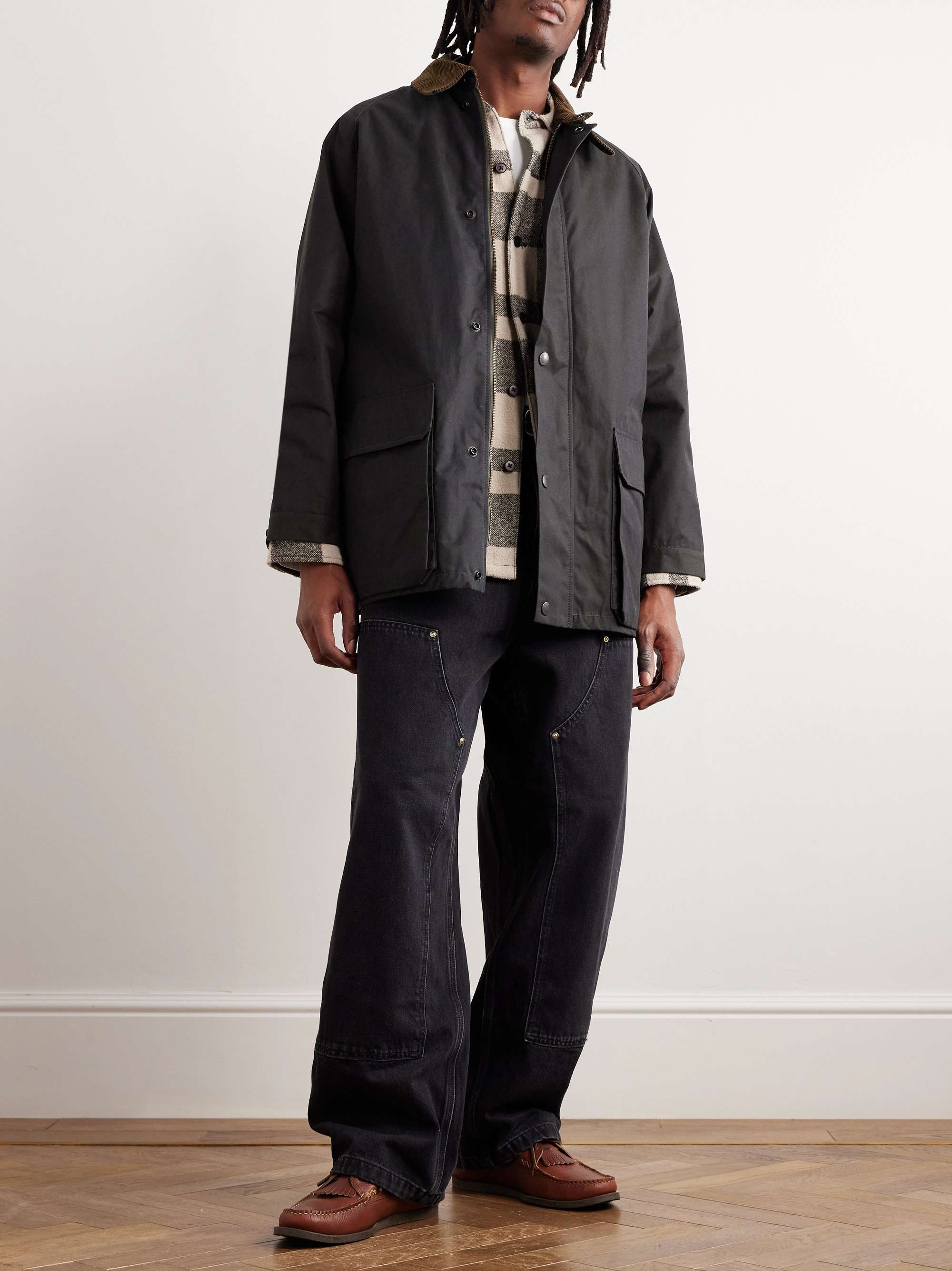 KAPTAIN SUNSHINE Corduroy-Trimmed Cotton Field Jacket for Men | MR PORTER