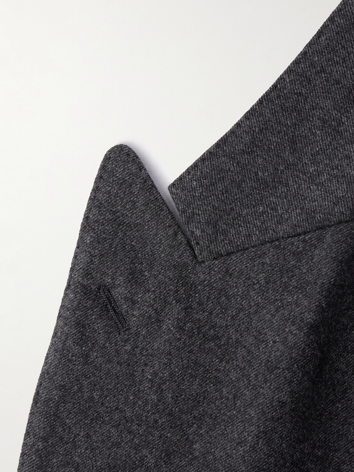 Shop Kaptain Sunshine Double-breasted Wool Suit Jacket In Gray