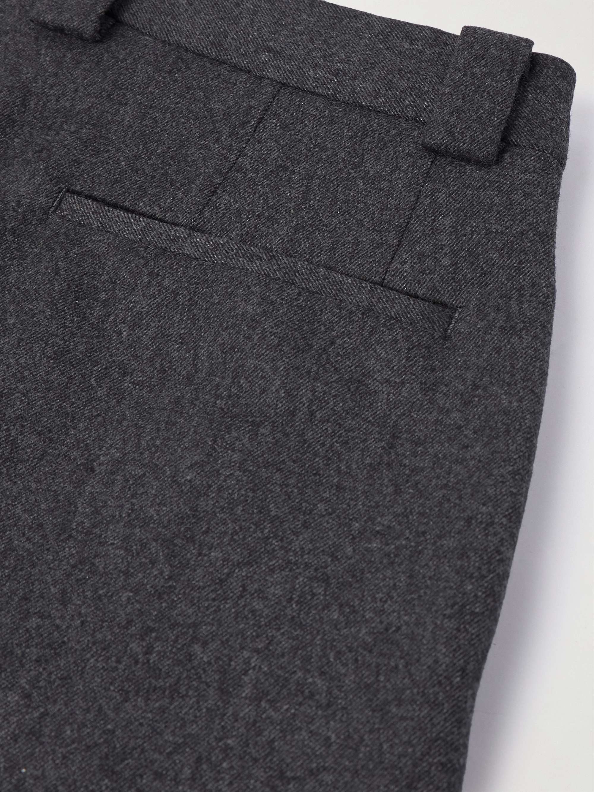 Namu Shop - Kaptain Sunshine 2 Pleat Straight Trousers - Navy