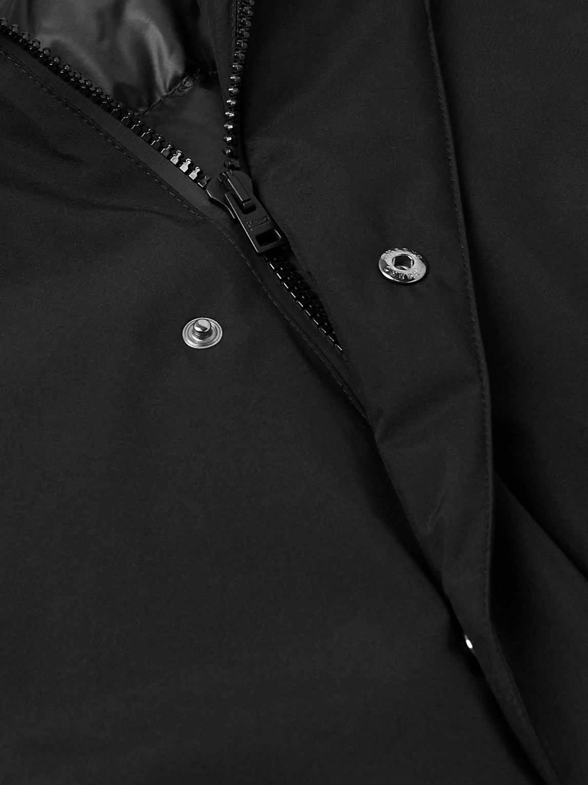 Shop Herno Laminar Laminar Gore-tex® Hooded Down Coat In Black