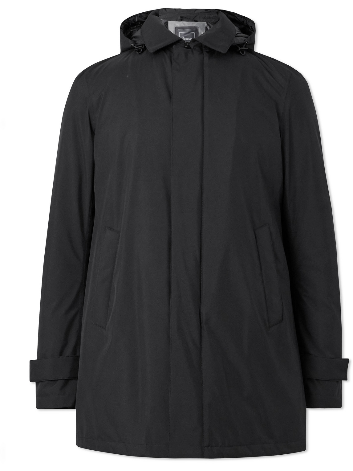 Herno Laminar Laminar Gore-tex® Hooded Down Coat In Black