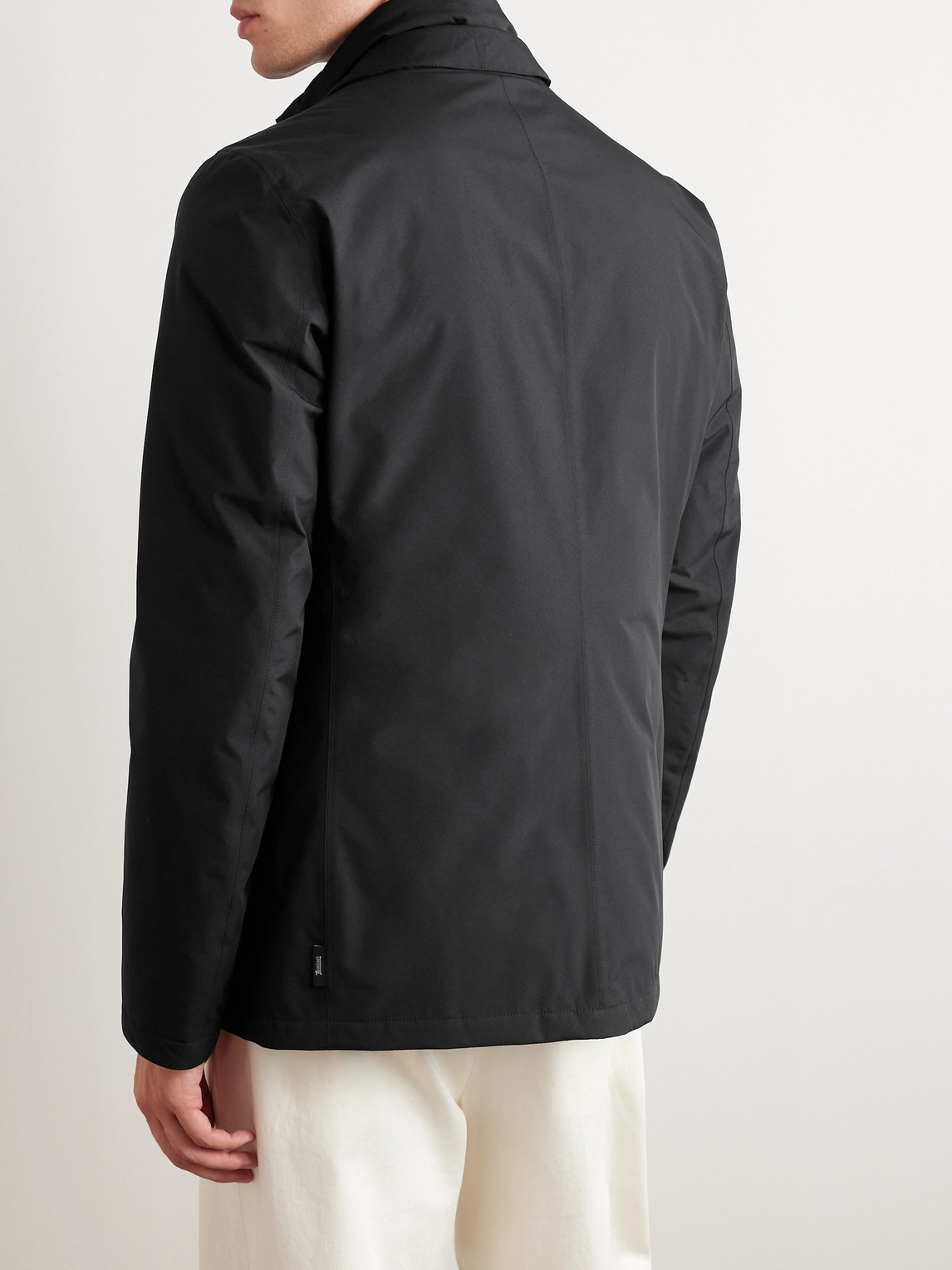 Shop Herno Laminar Padded Gore-tex® Down Blazer In Black