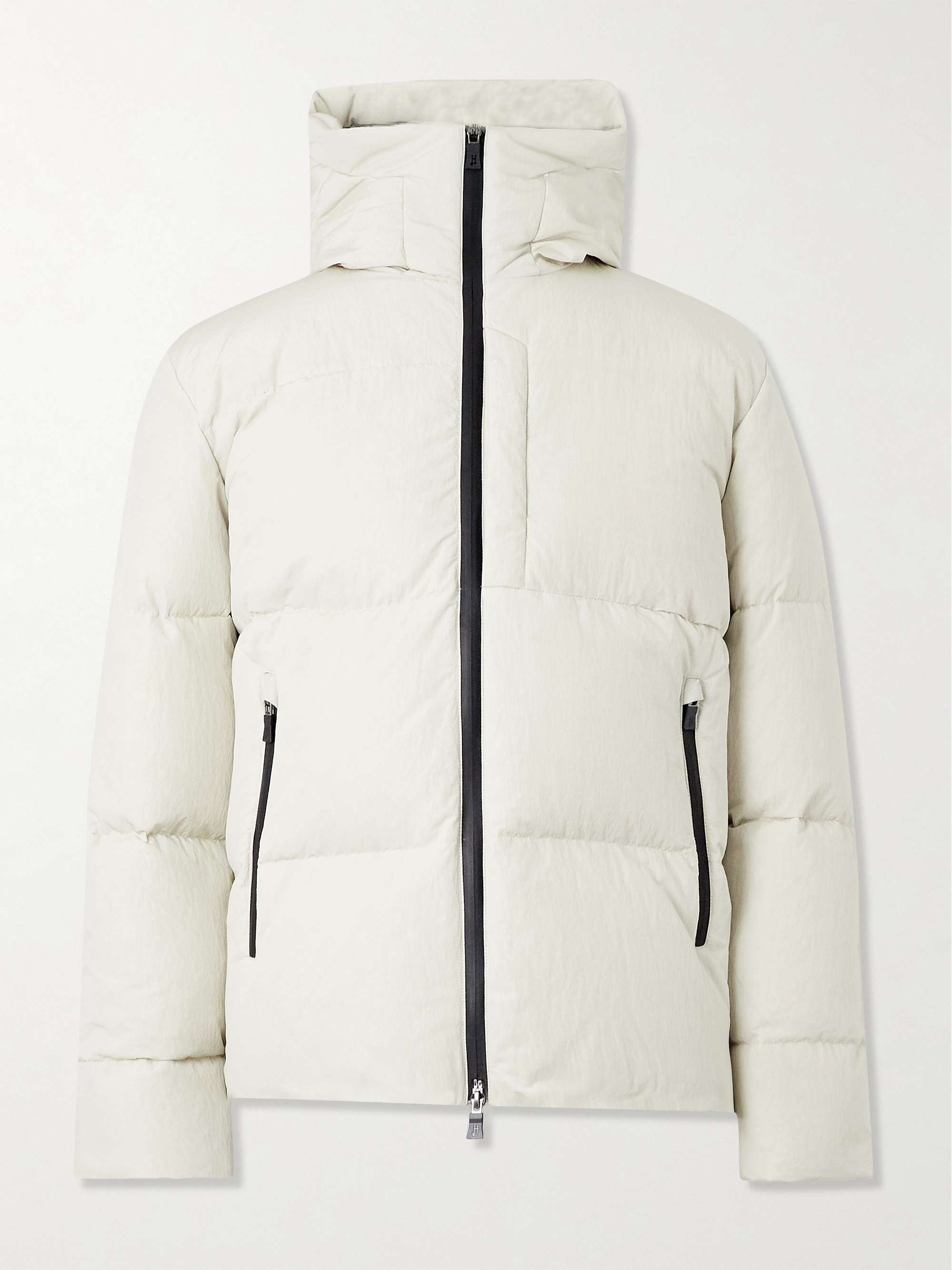 HERNO LAMINAR Laminar Textured-Shell Hoodie Down Jacket for Men | MR PORTER