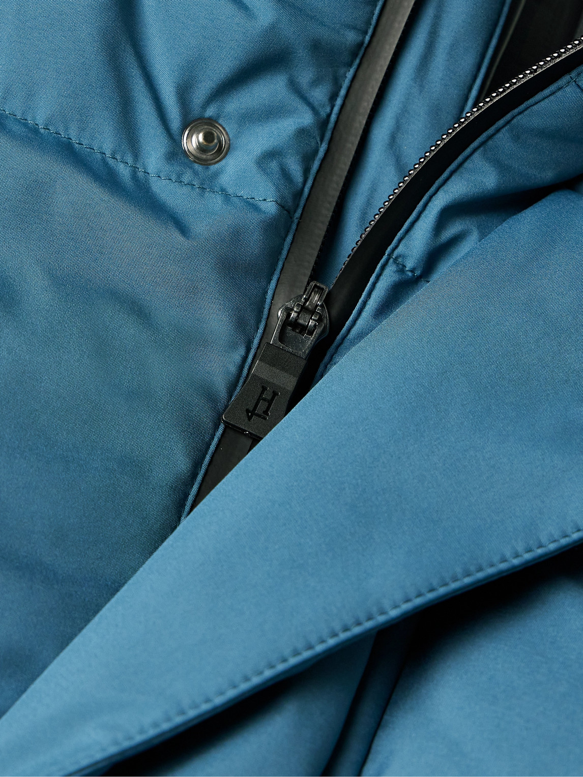 Shop Herno Laminar Laminar Quilted Gore‑tex Infinium™ Windstopper® Down Jacket In Blue