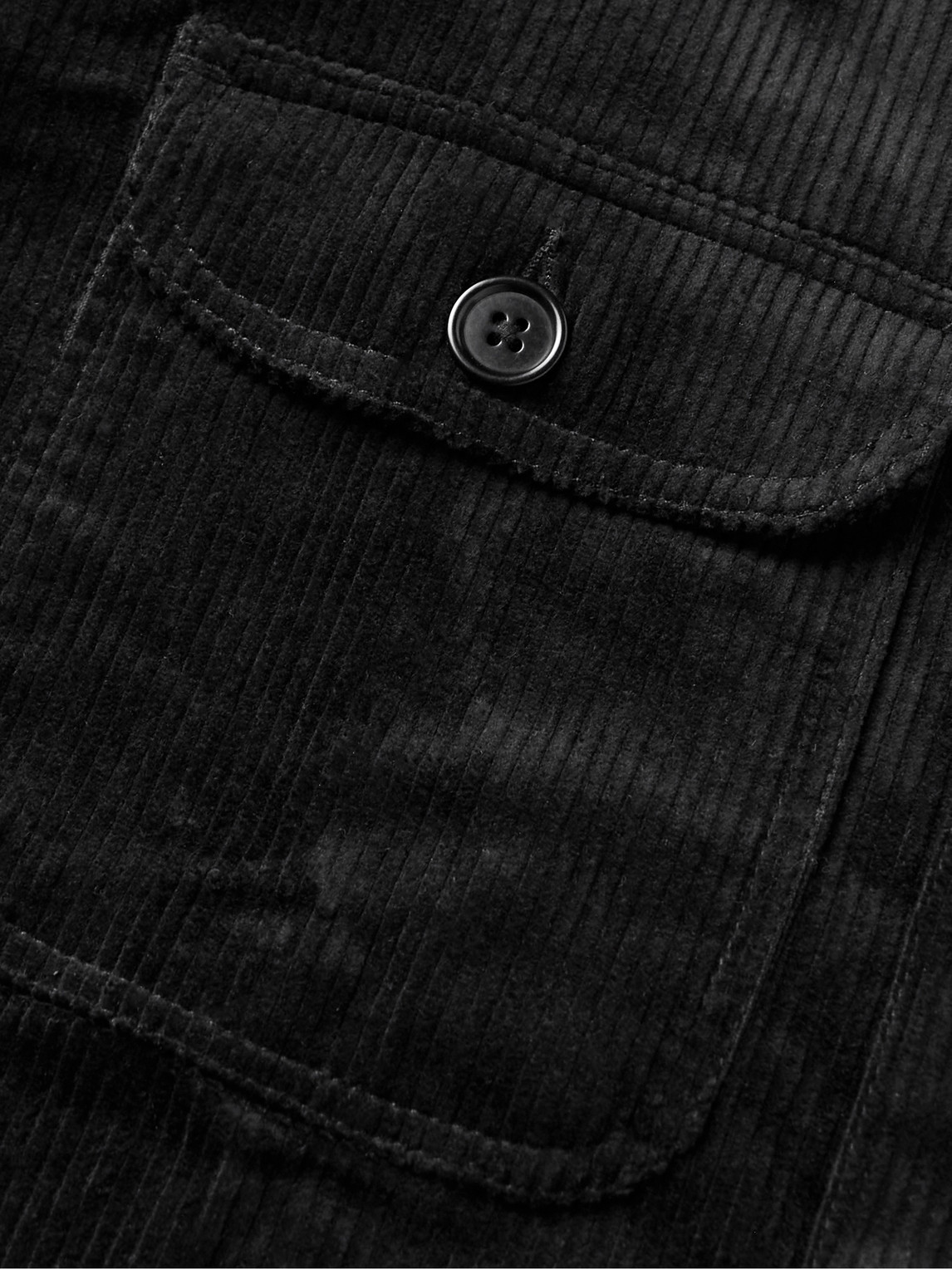 Shop Alex Mill Cotton-corduroy Chore Jacket In Black