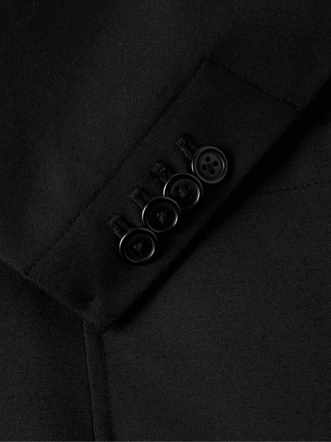 Shop Alex Mill Mercer Wool-blend Gabardine Suit Jacket In Black