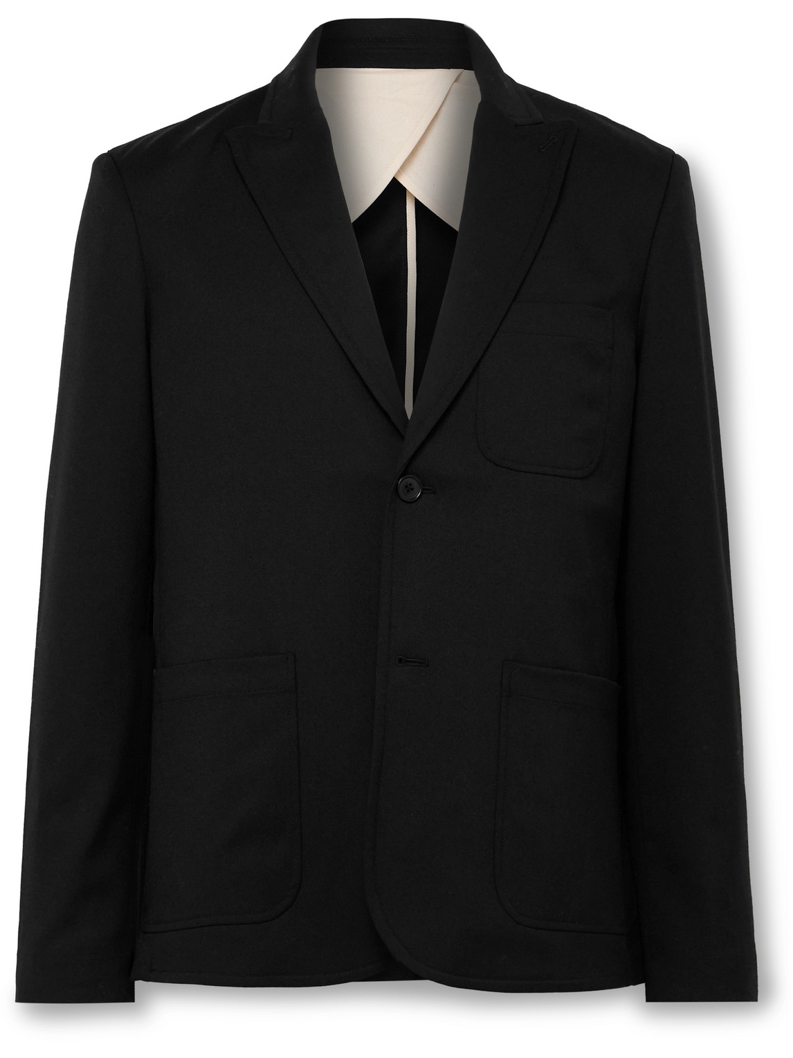 Alex Mill Mercer Wool-blend Gabardine Suit Jacket In Black