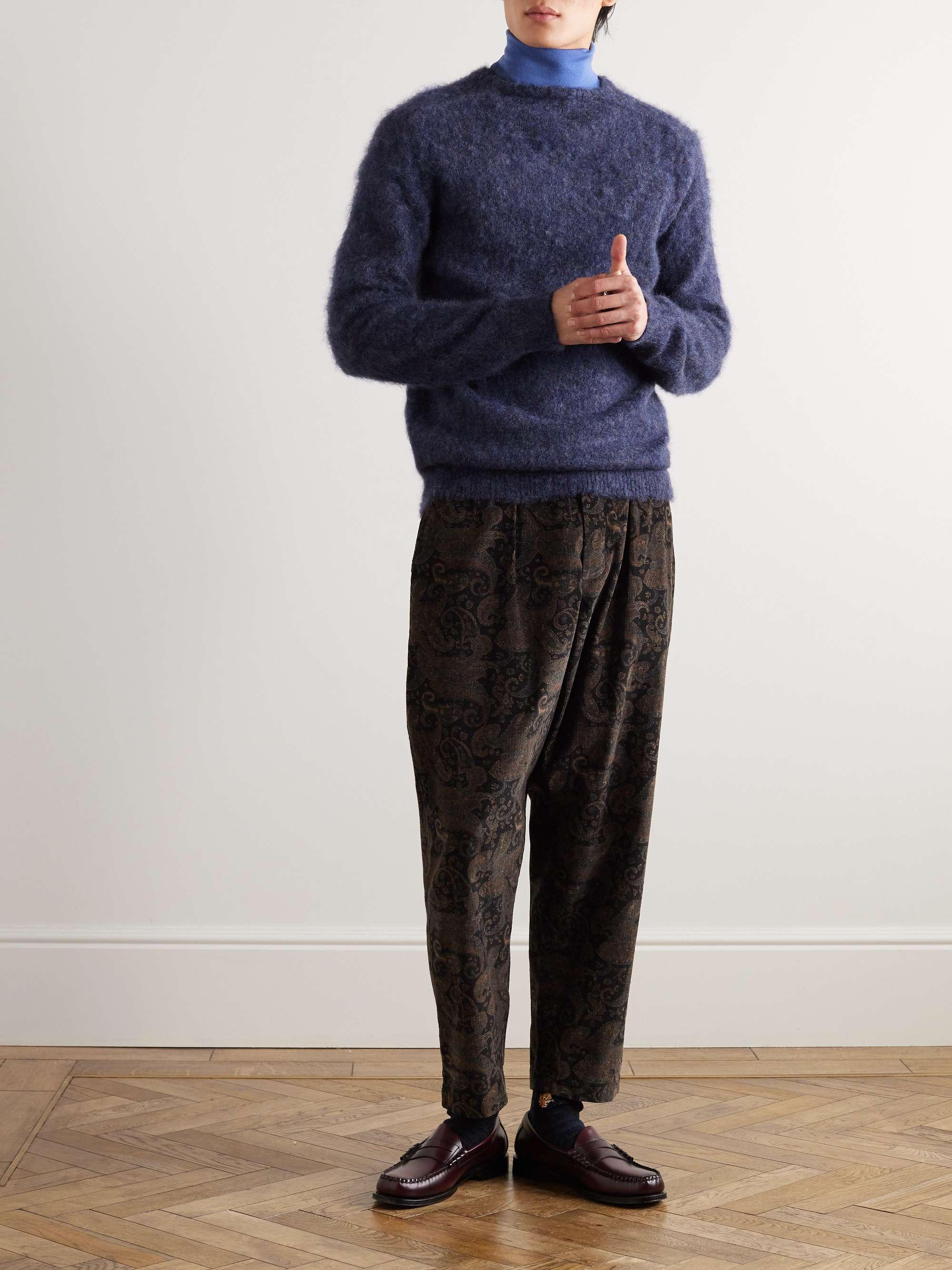 BEAMS PLUS Mohair-Blend Sweater for Men | MR PORTER