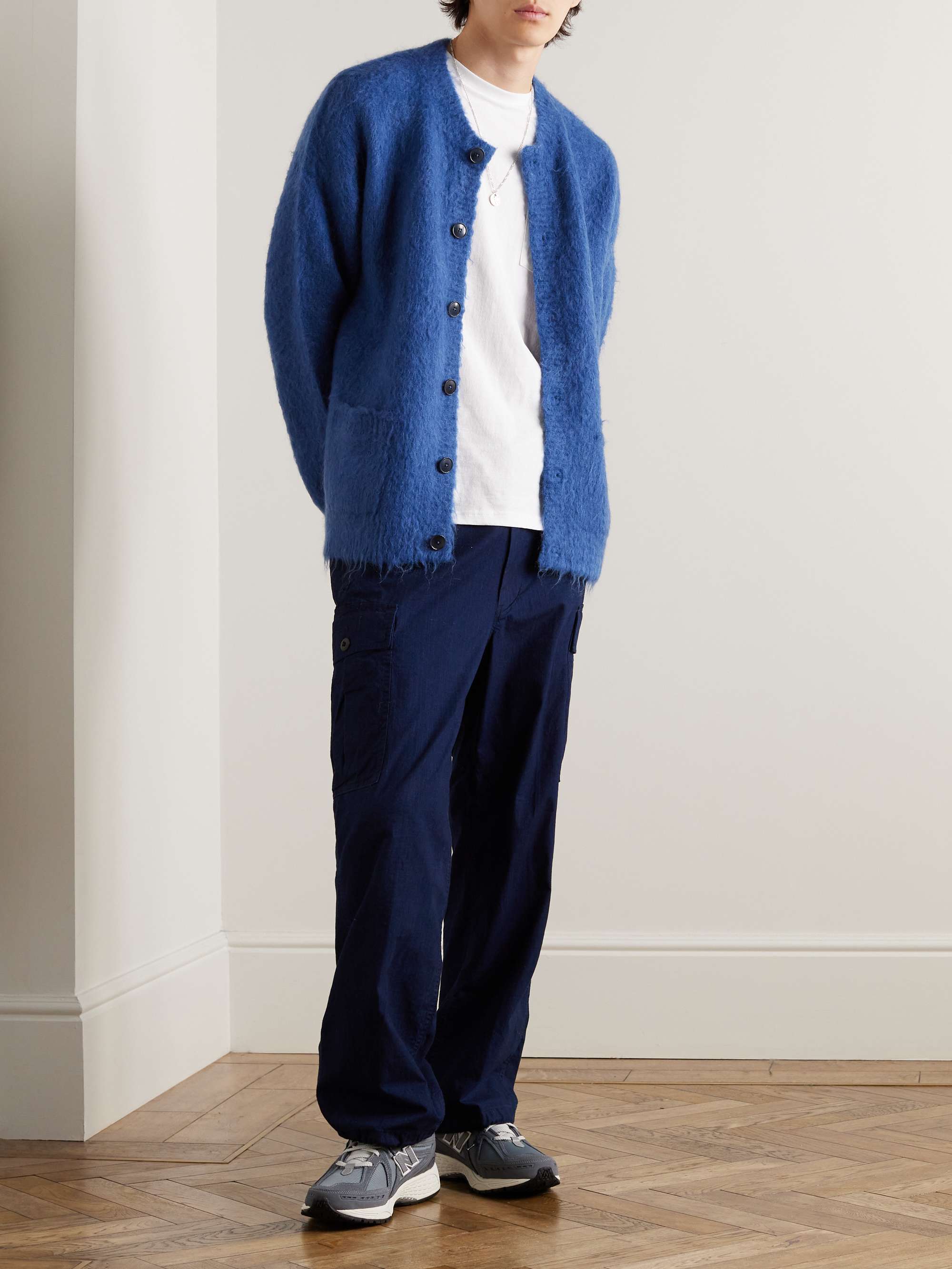 BEAMS PLUS Wide-Leg Cotton Trousers