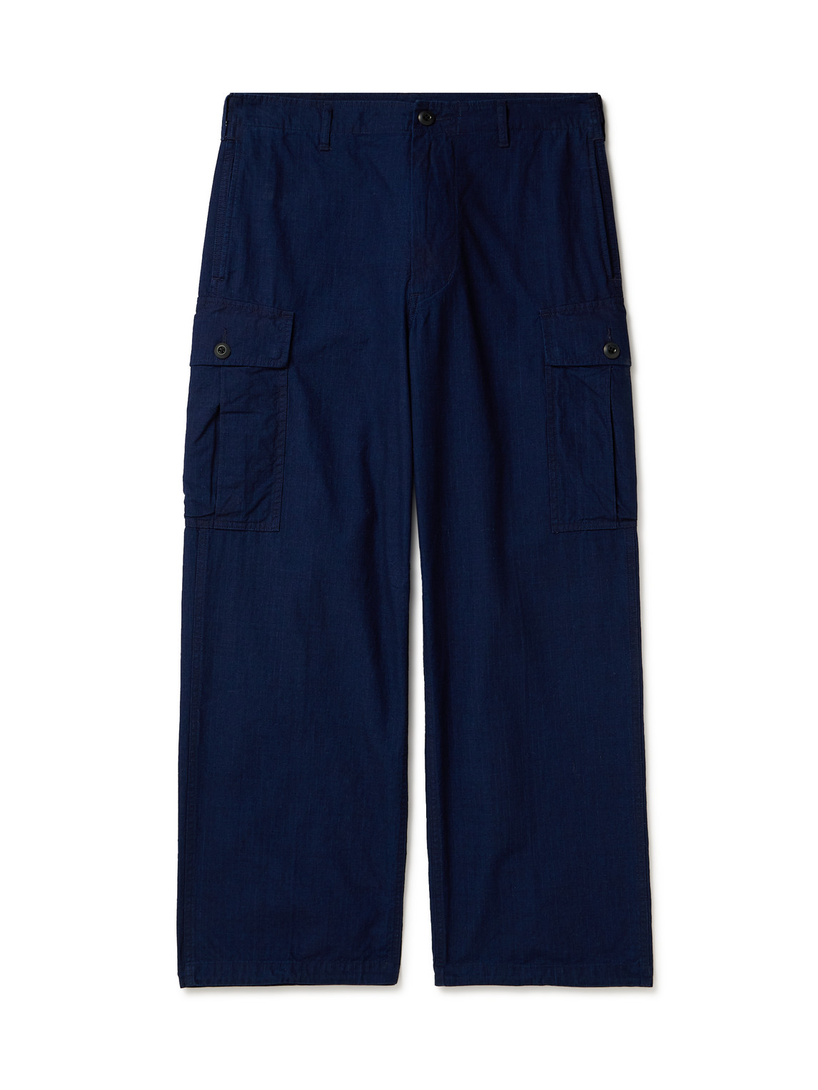Beams Plus Wide-eg Cotton-Ripstop Cargo Trousers - Men