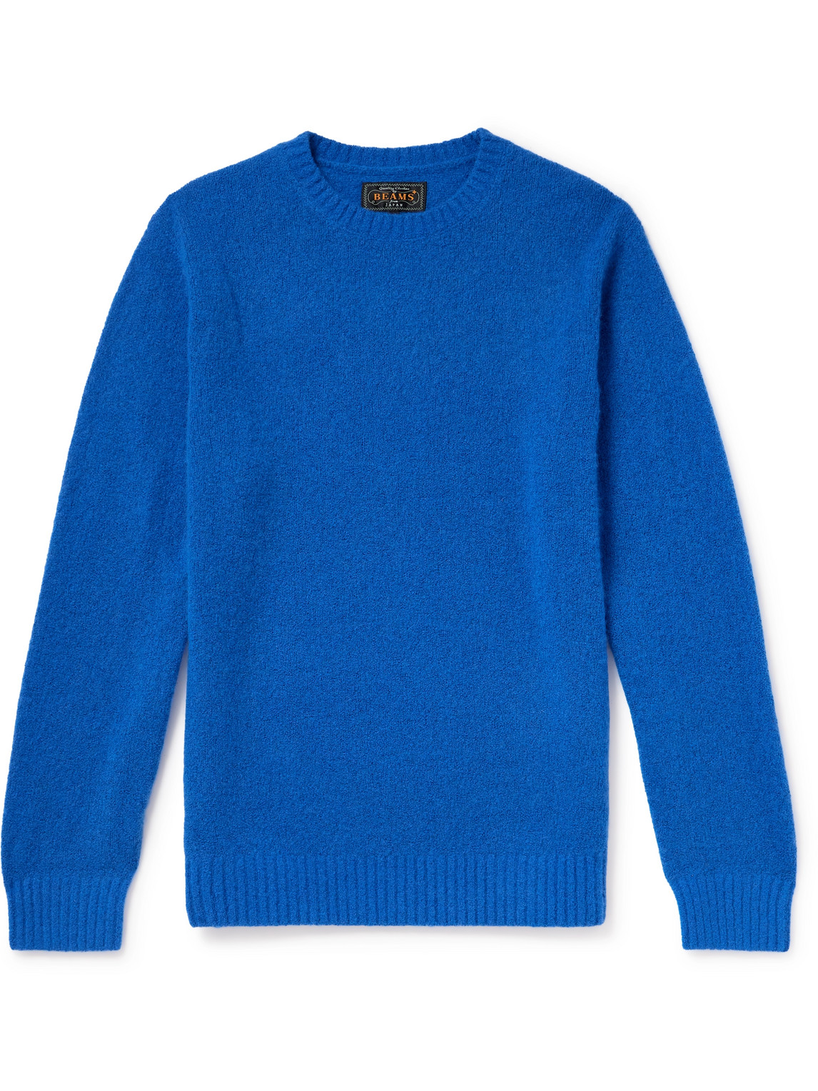 Beams Cashmere And Silk-blend Jumper In Blue