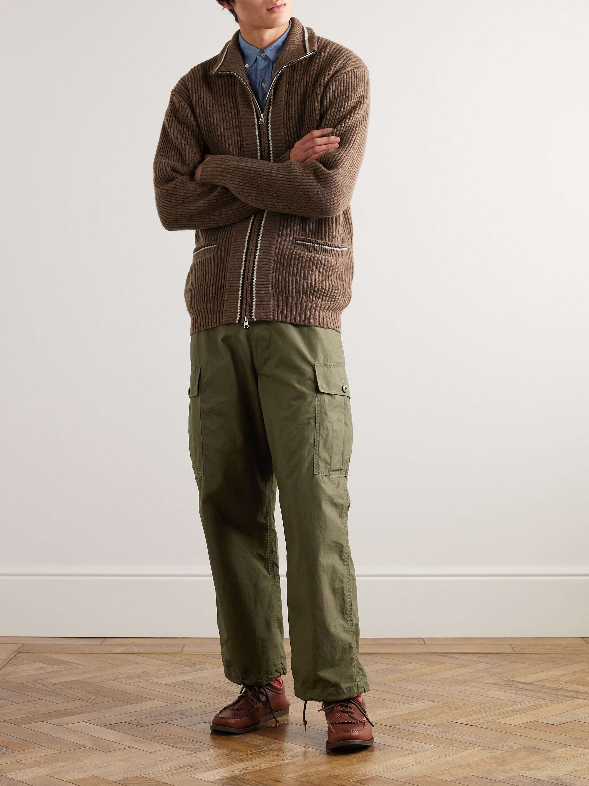 BEAMS PLUS Straight-Leg Cotton-Ripstop Trousers