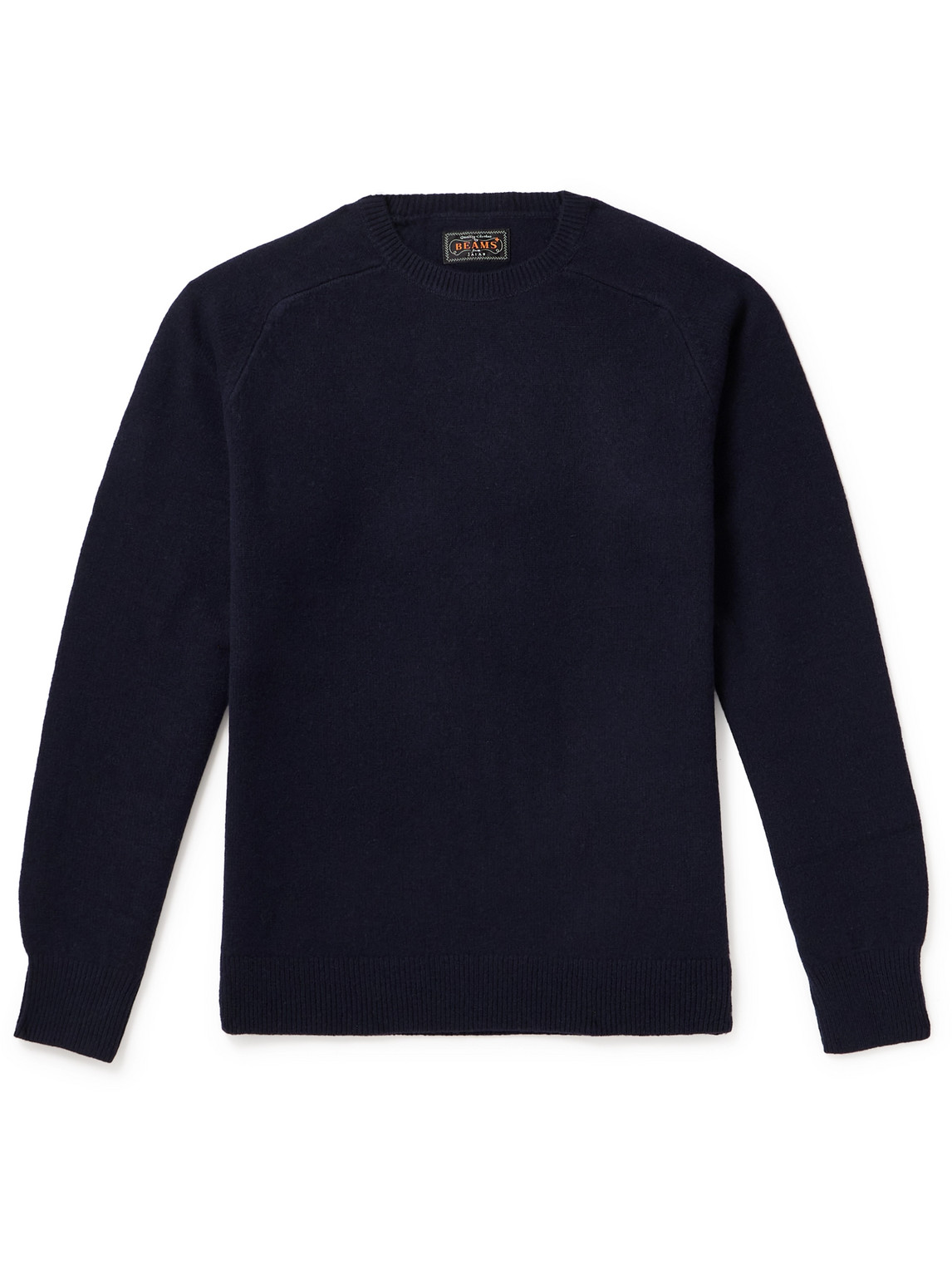 Beams Wool Sweater In Blue