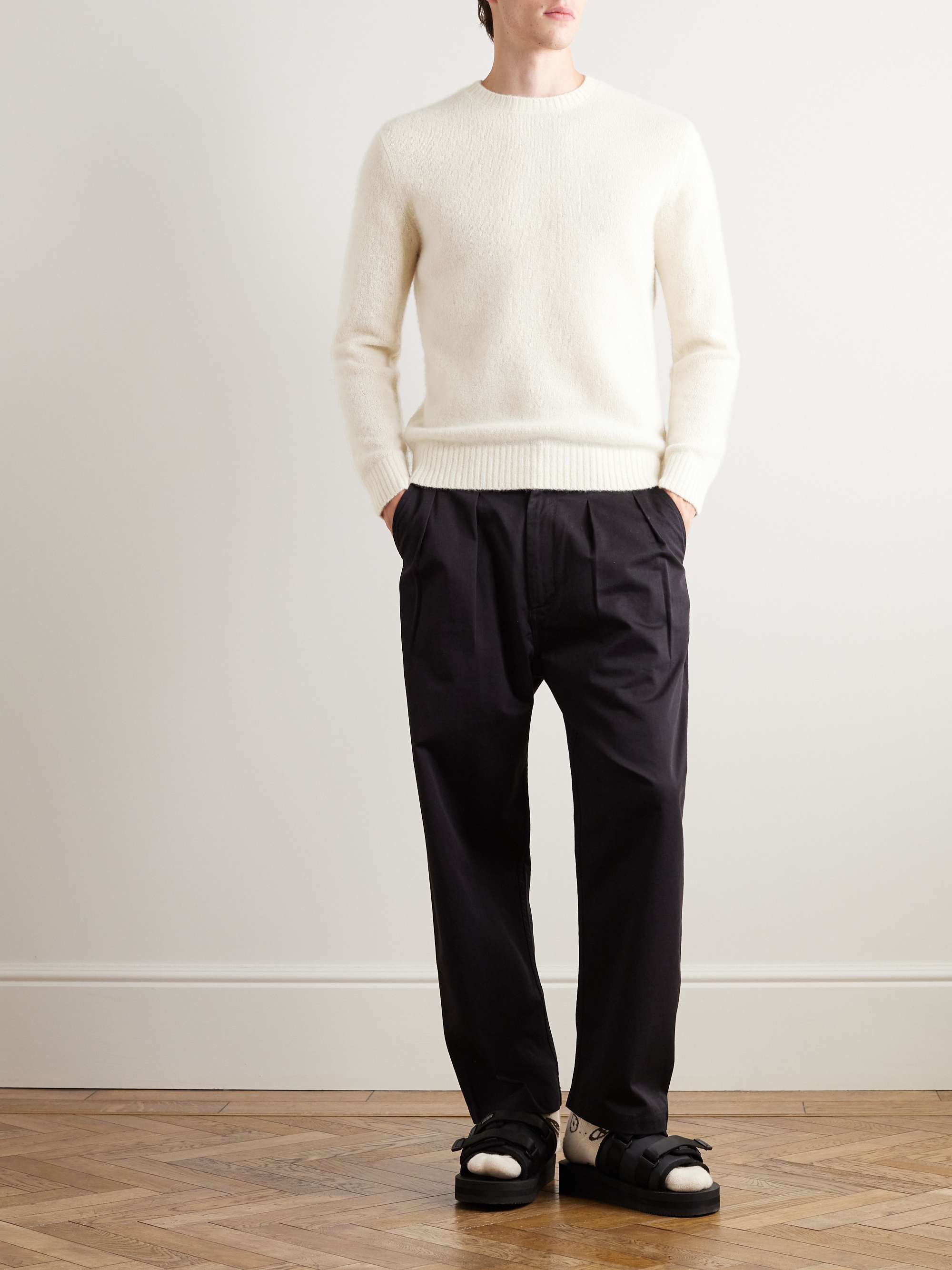 BEAMS PLUS Cashmere and Silk-Blend Sweater for Men | MR PORTER
