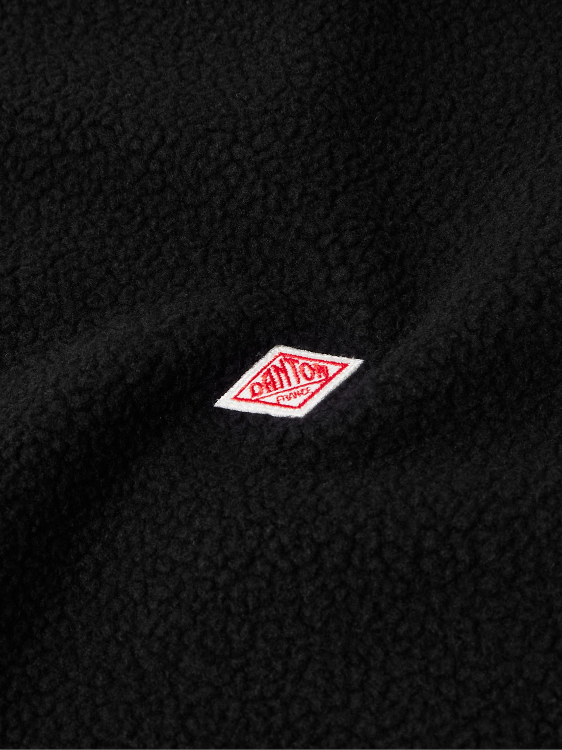 Shop Danton Logo-appliquéd Polartec® Thermal Pro® Fleece Sweater In Black