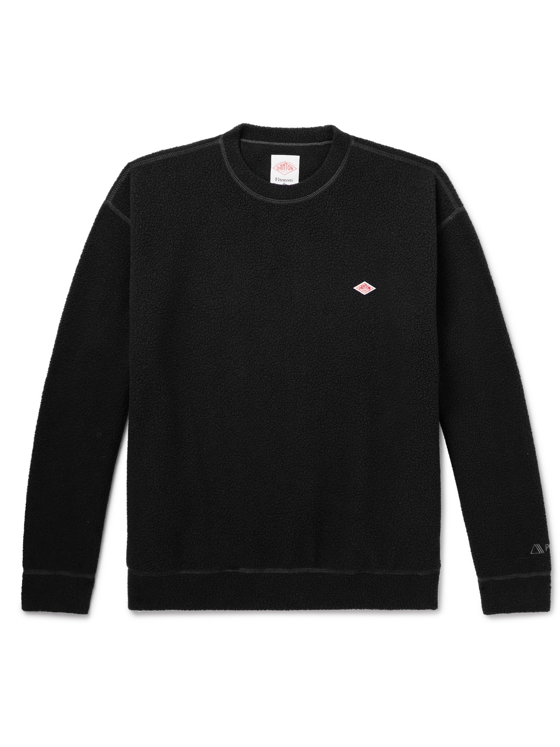 Danton Logo-appliquéd Polartec® Thermal Pro® Fleece Sweater In Black