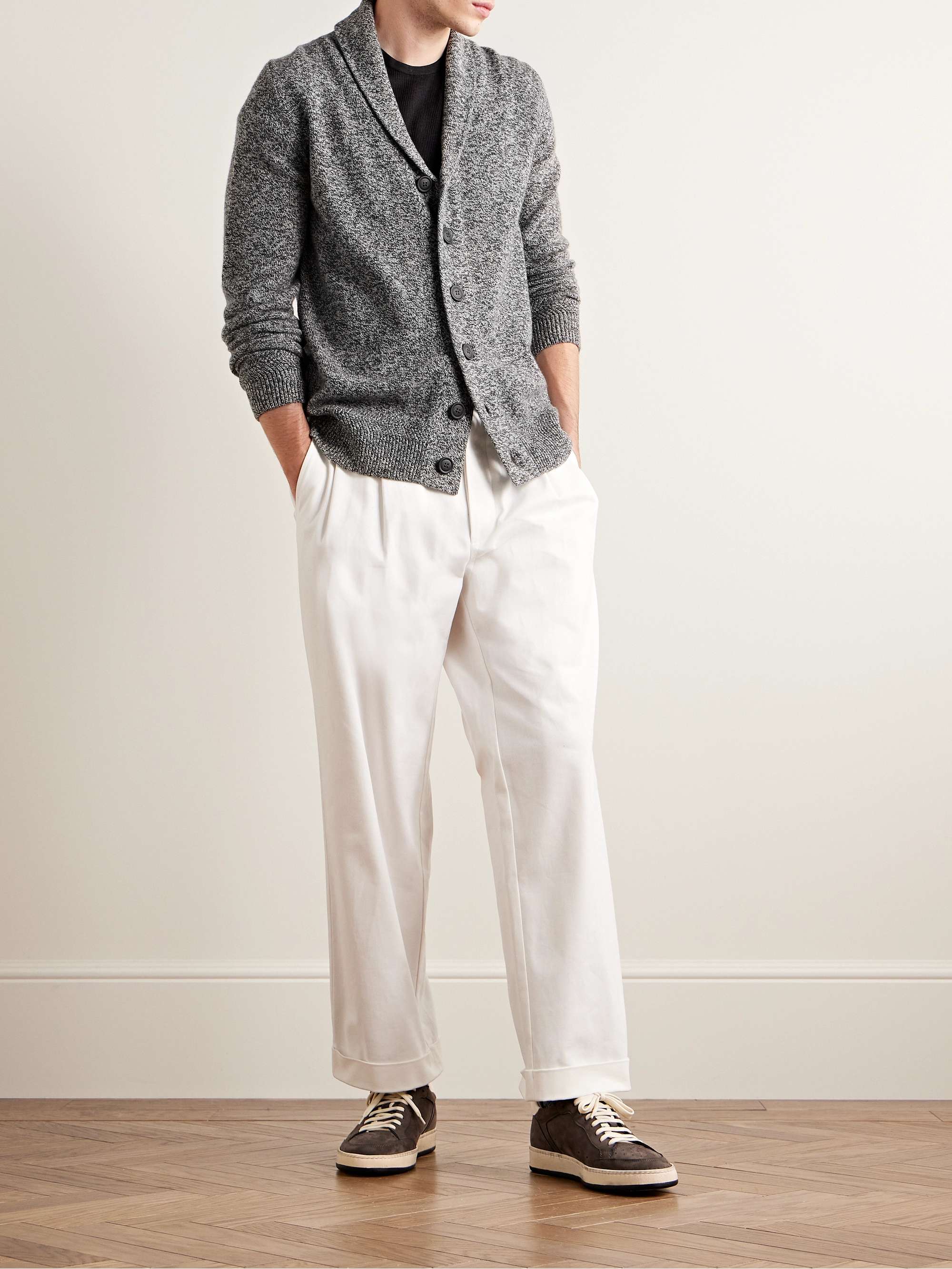 JOHN SMEDLEY Cullen Slim-Fit Recycled-Cashmere and Merino Wool-Blend ...