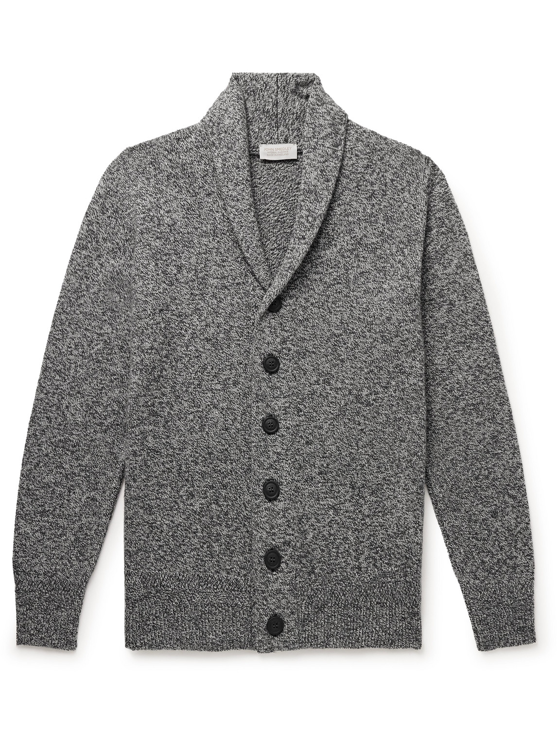 John Smedley Cullen Slim-fit Recycled-cashmere And Merino Wool-blend Cardigan In Gray