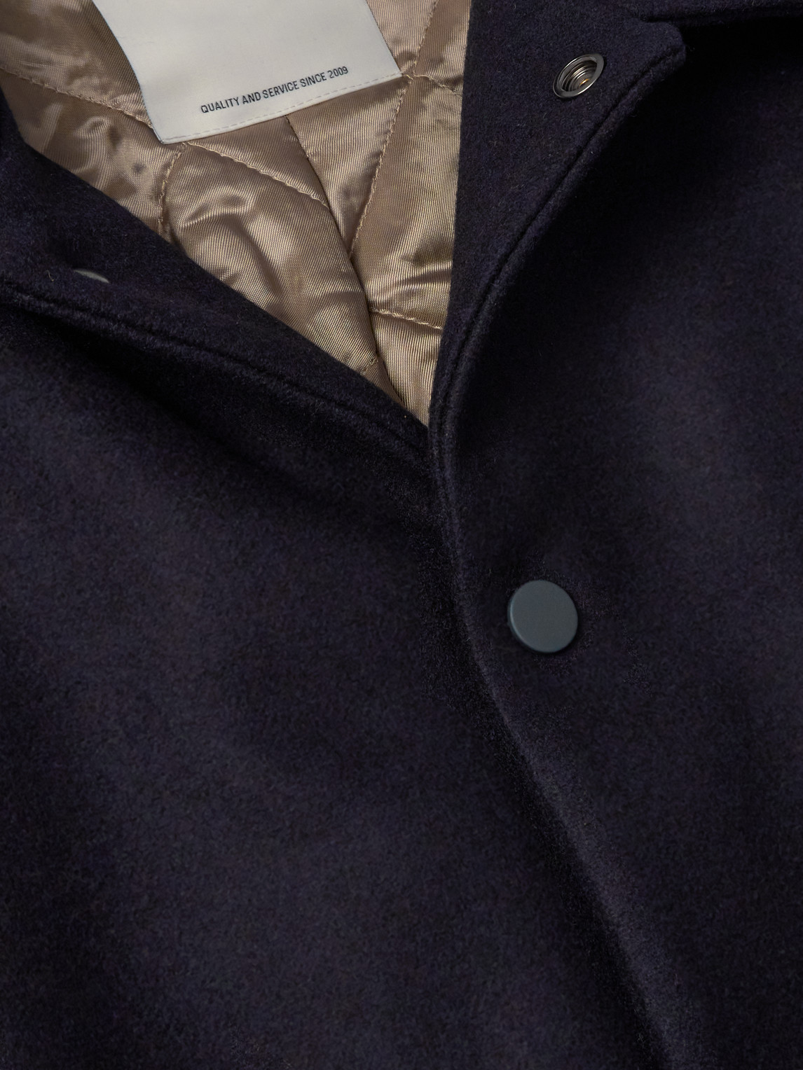 Shop A Kind Of Guise Bjarni Leather-trimmed Wool And Cashmere-blend Bomber Jacket In Blue
