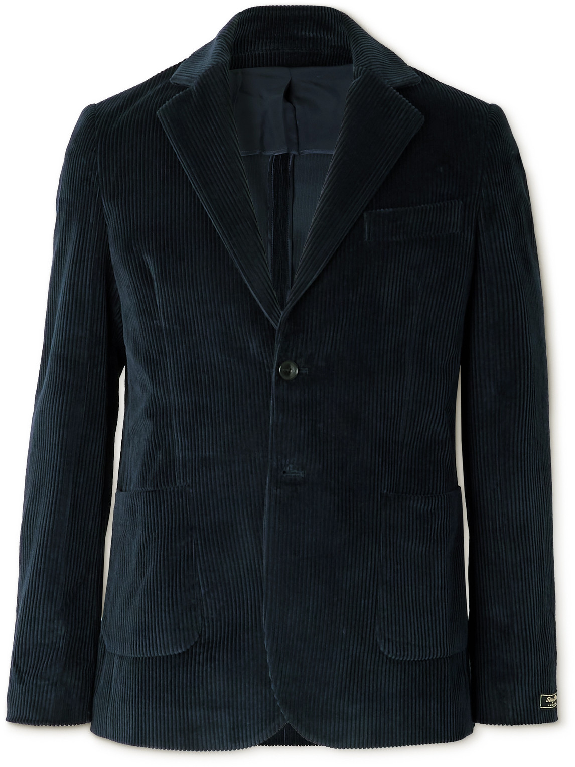 A Kind Of Guise Cotton-corduroy Blazer In Blue