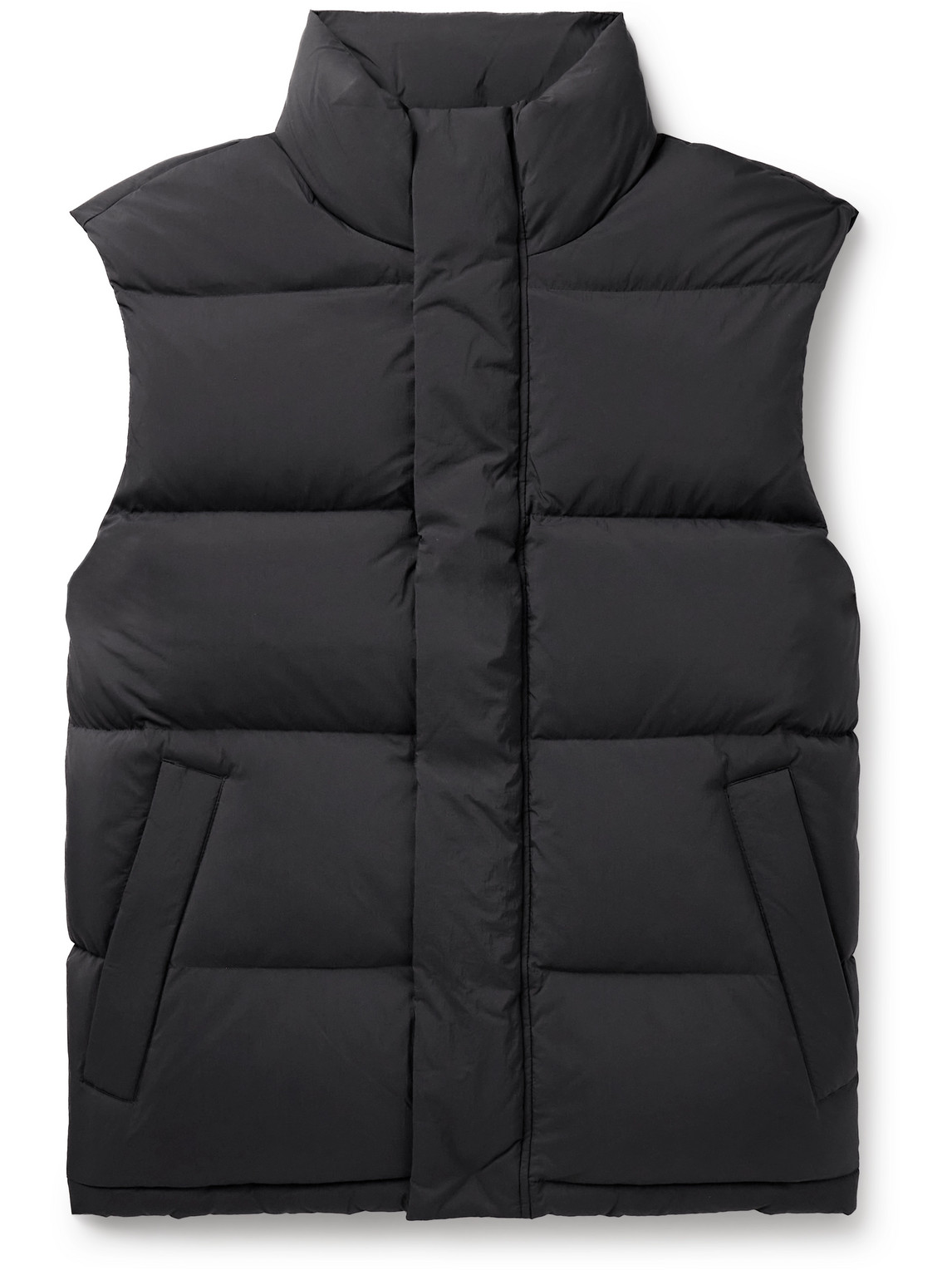 Nn07 Matthew 8245 Quilted Shell Down Gilet In Blue