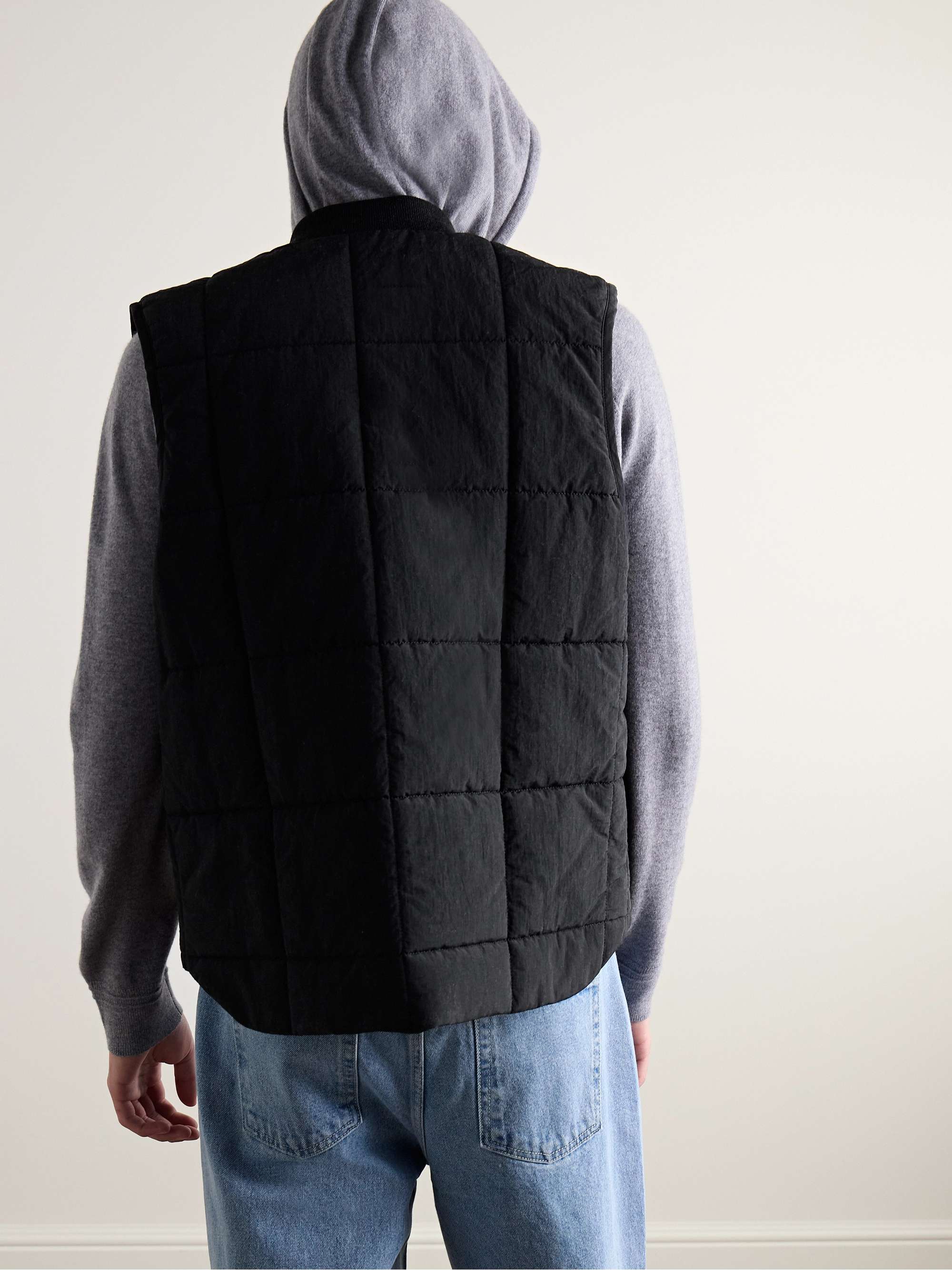 MR P. Double-Faced Merino Wool-Blend Gilet