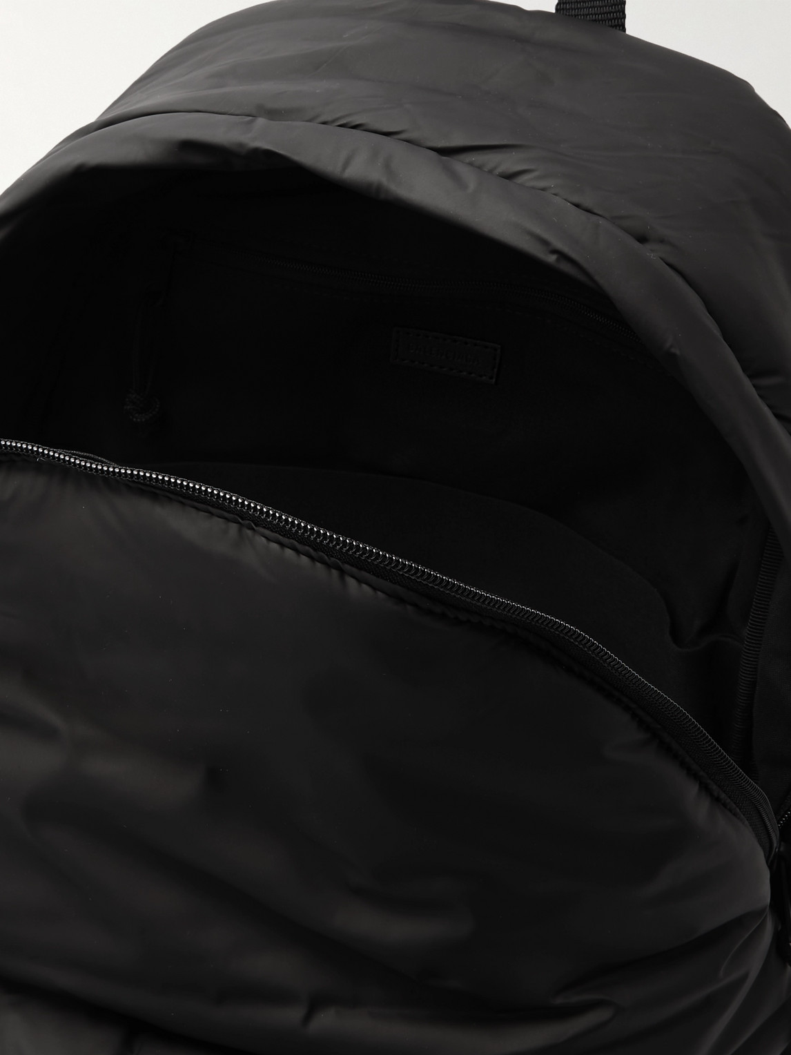 Shop Balenciaga Explorer Padded Nylon Backpack In Black