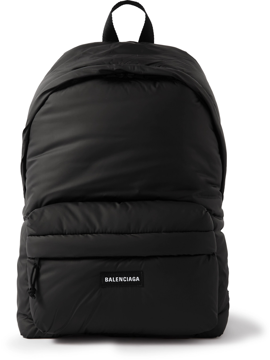 Shop Balenciaga Explorer Padded Nylon Backpack In Black