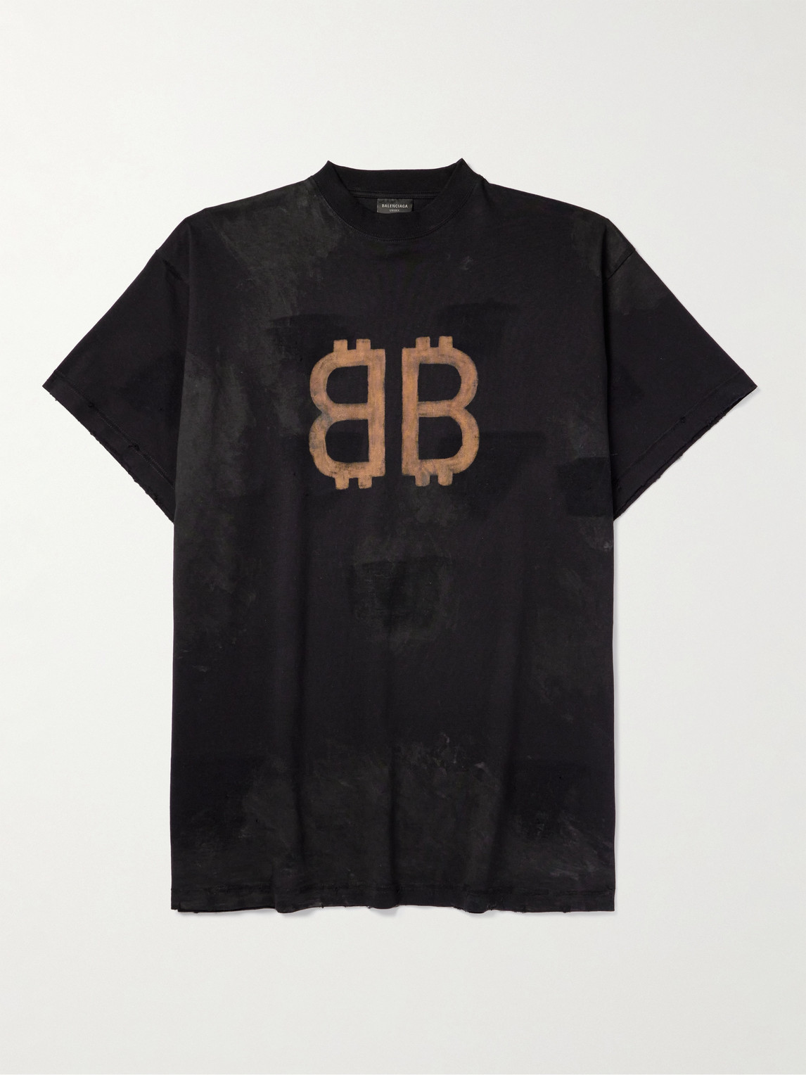 Balenciaga Oversized Logo-Print Cotton-Jersey T-Shirt - Men