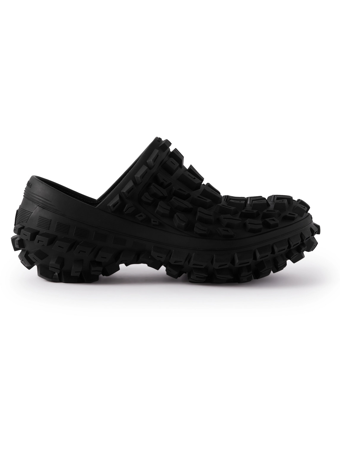 Shop Balenciaga Bouncer Rubber Clogs In Black