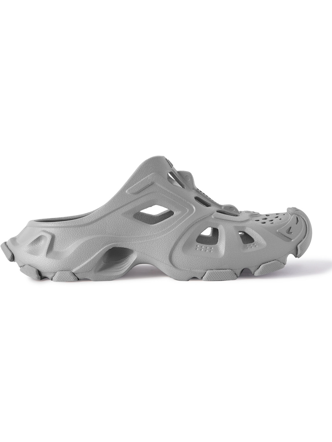 Balenciaga Hd Rubber Mules In Grey