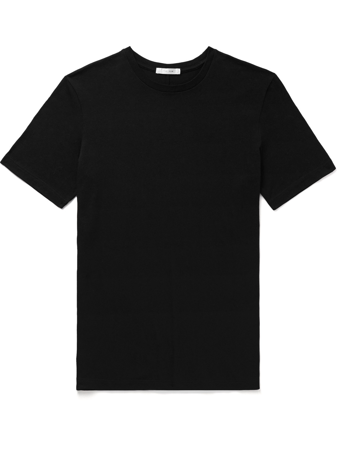 The Row Luke Cotton-jersey T-shirt In Black