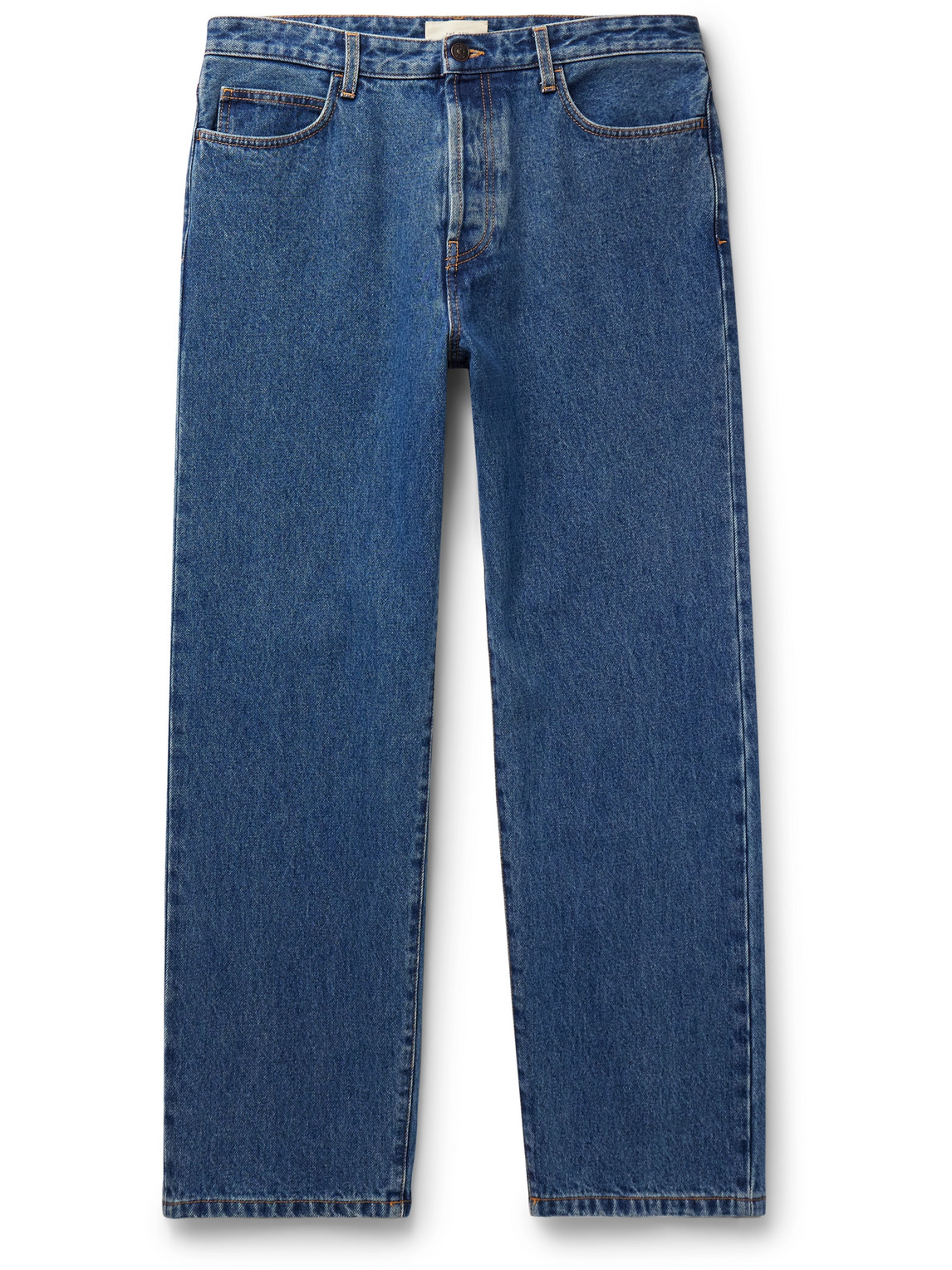 The Row Morton Straight-leg Jeans In Blue