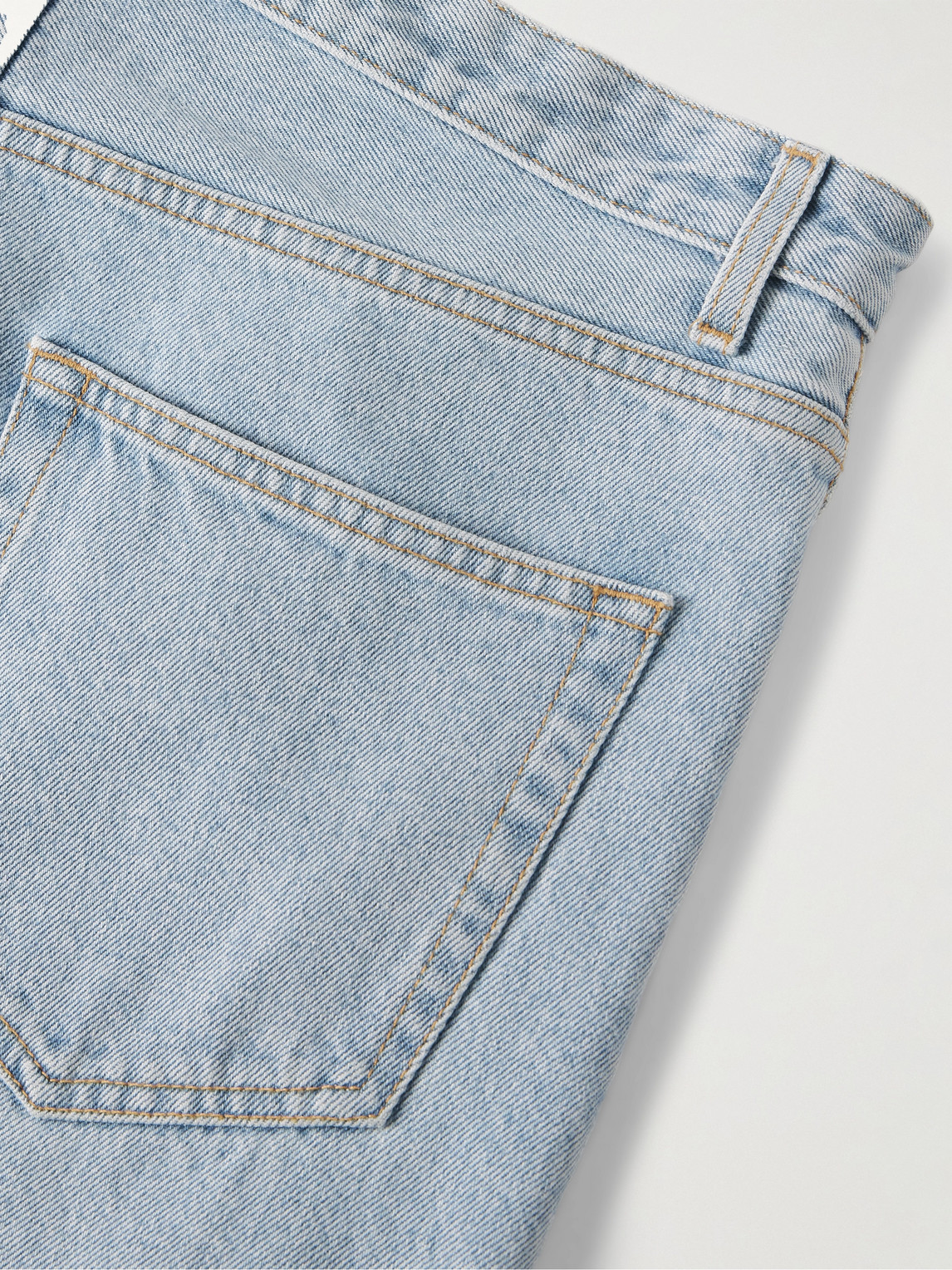 The Row Burt Cotton Denim Jeans In Blue
