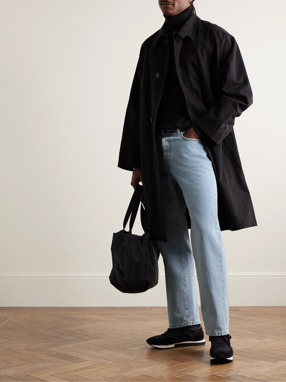 The Row Burt Cotton Denim Jeans In Blue