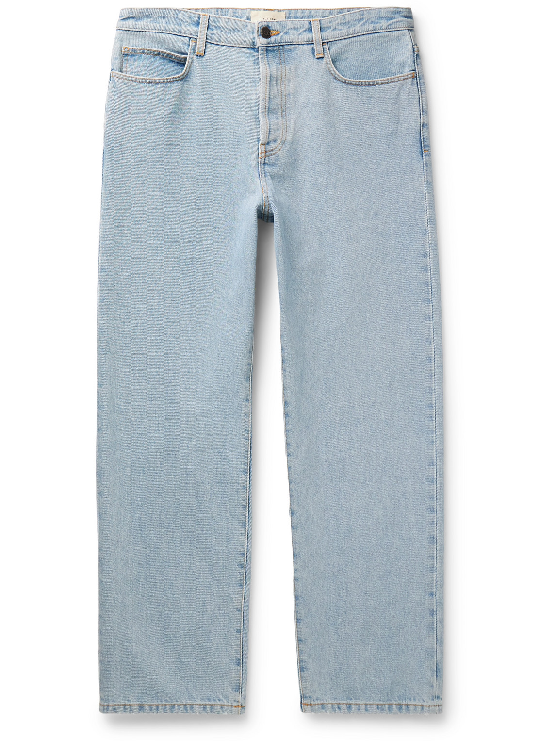 The Row Morton Straight Jeans In Blue