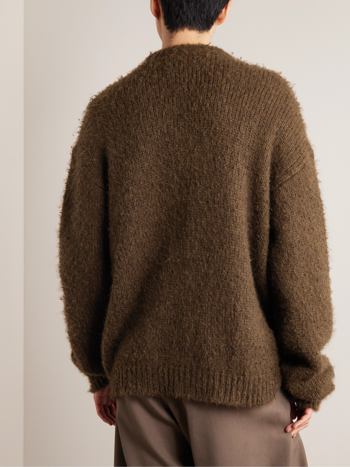 Shop The Row Dars Cashmere Cardigan In Brown