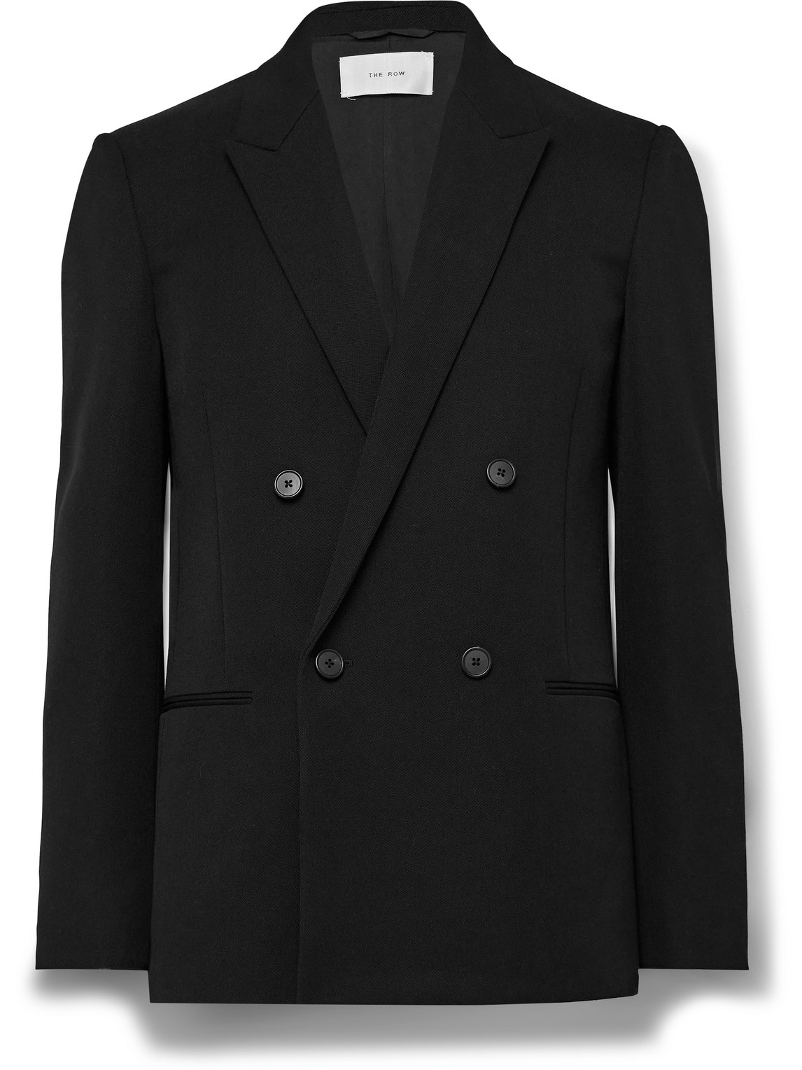 THE ROW WILSON DOUBLE-BREASTED WOOL SUIT JACKET
