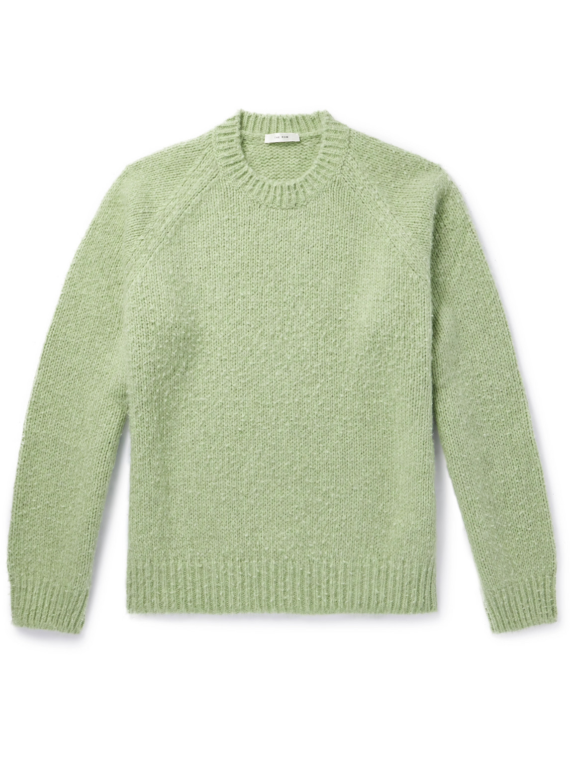 The Row Bruno Cashmere Sweater In Green